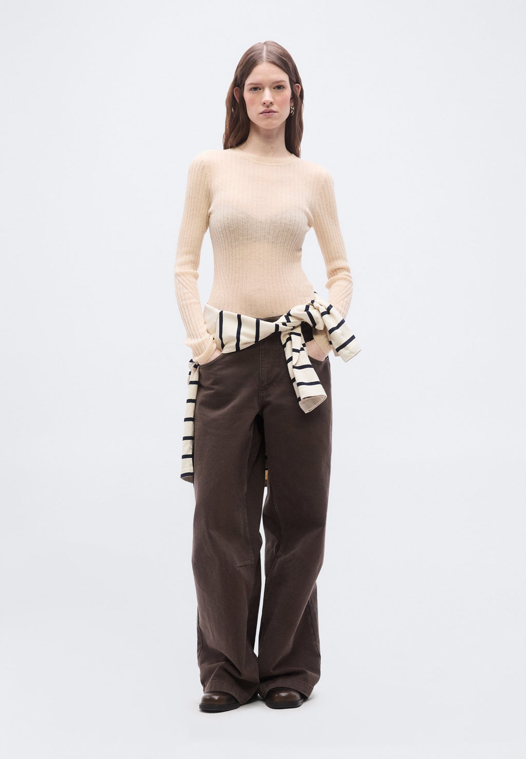 FENNONI - Jumper - open beige