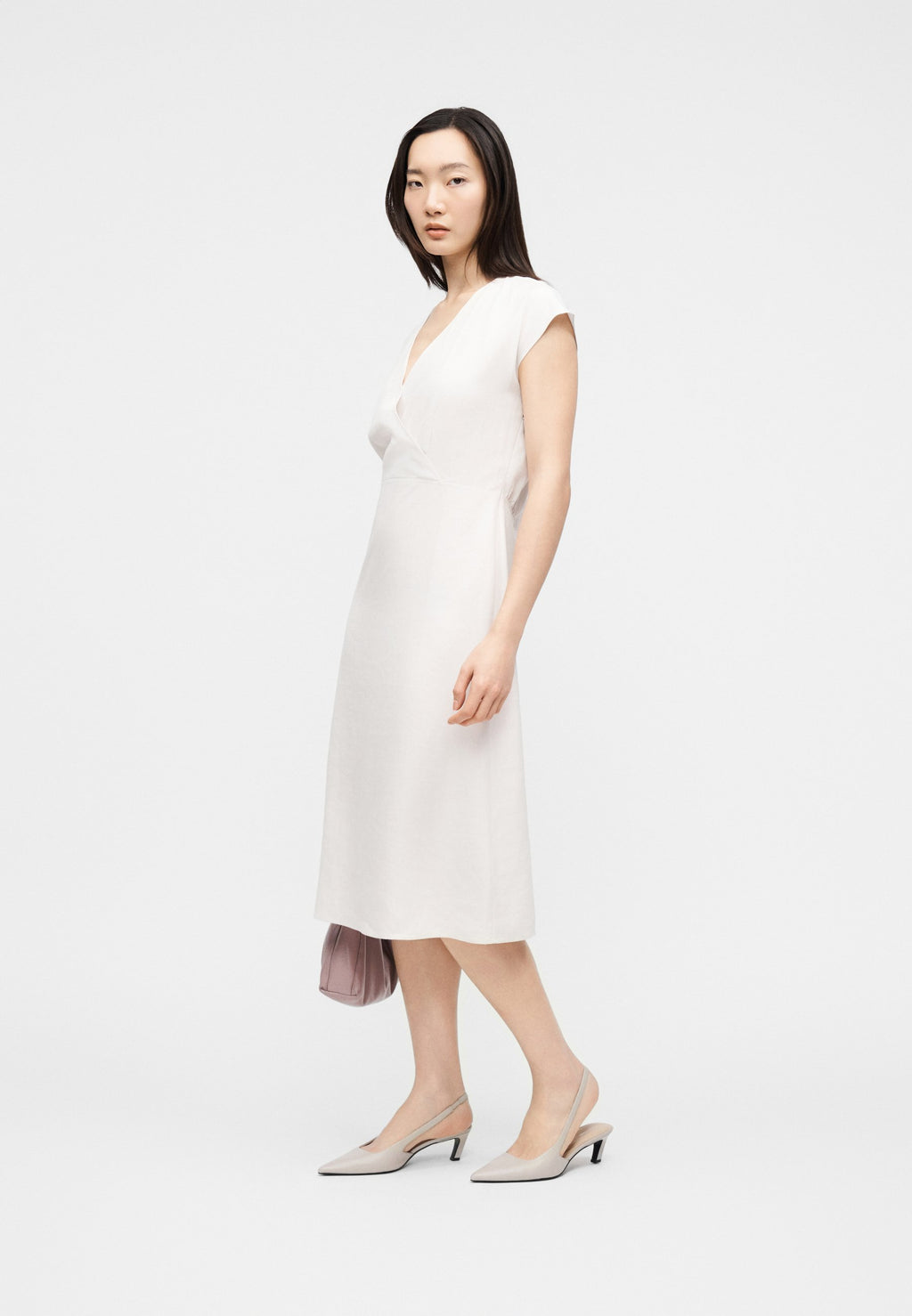 DRESS - Day dress - white sand