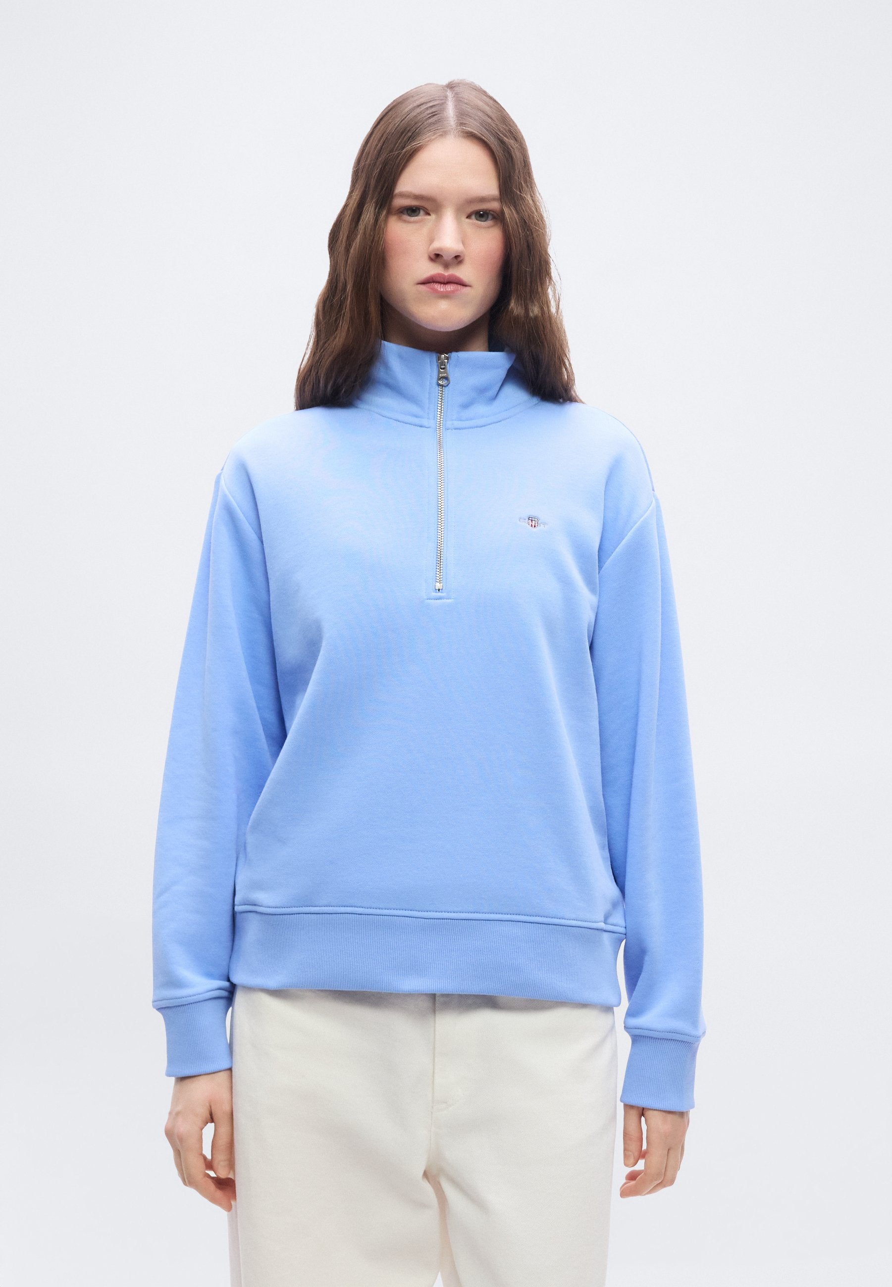 Zip-up sweatshirt - palace blue