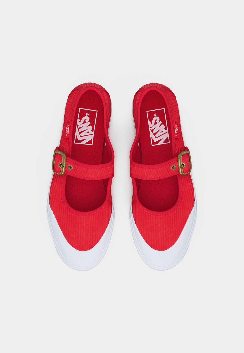 MARY JANE - Ankle strap ballet pumps - crimson haze