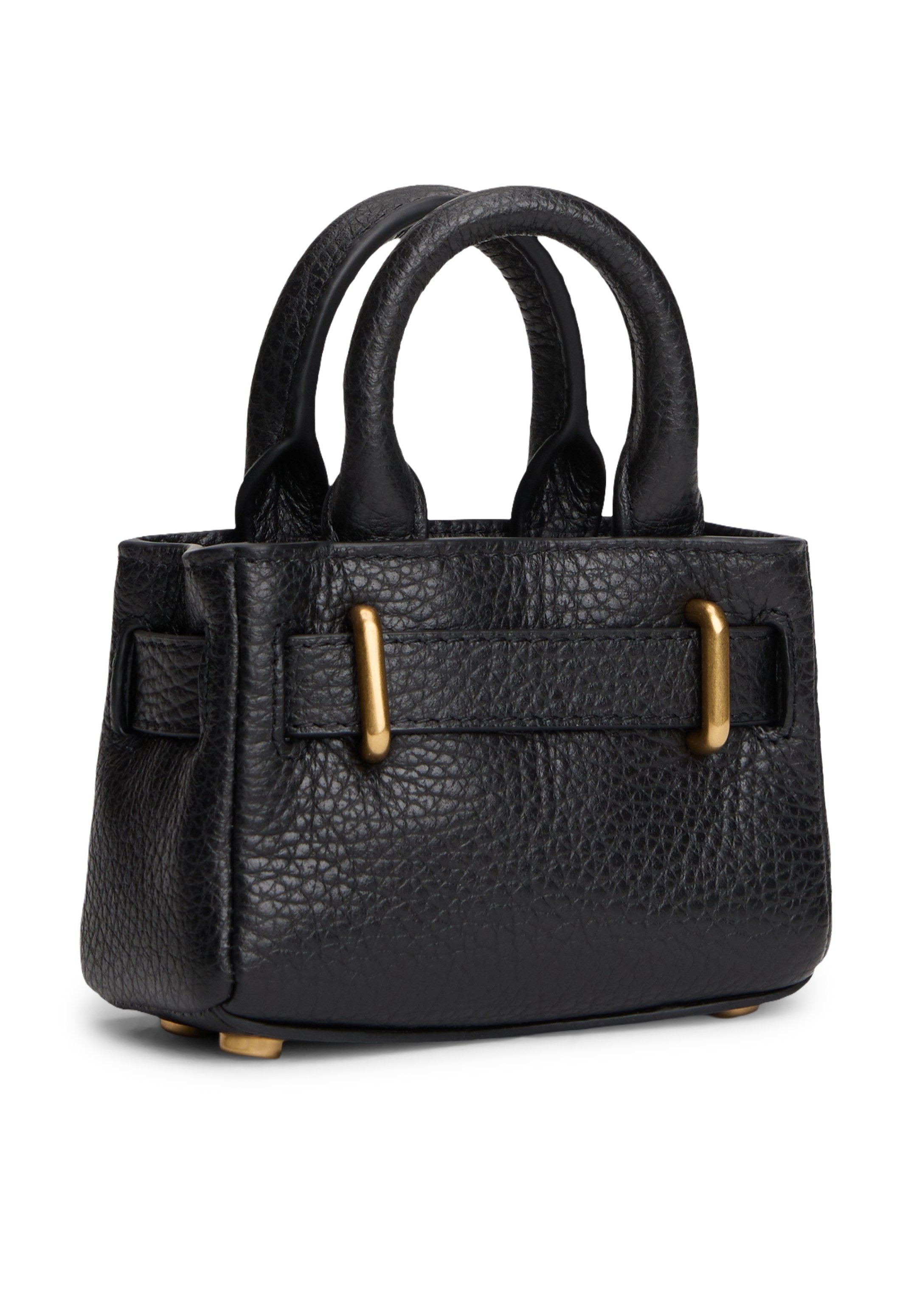 THE AMERICAN ICON LEATHER CHAIN BAG - Handbag - black
