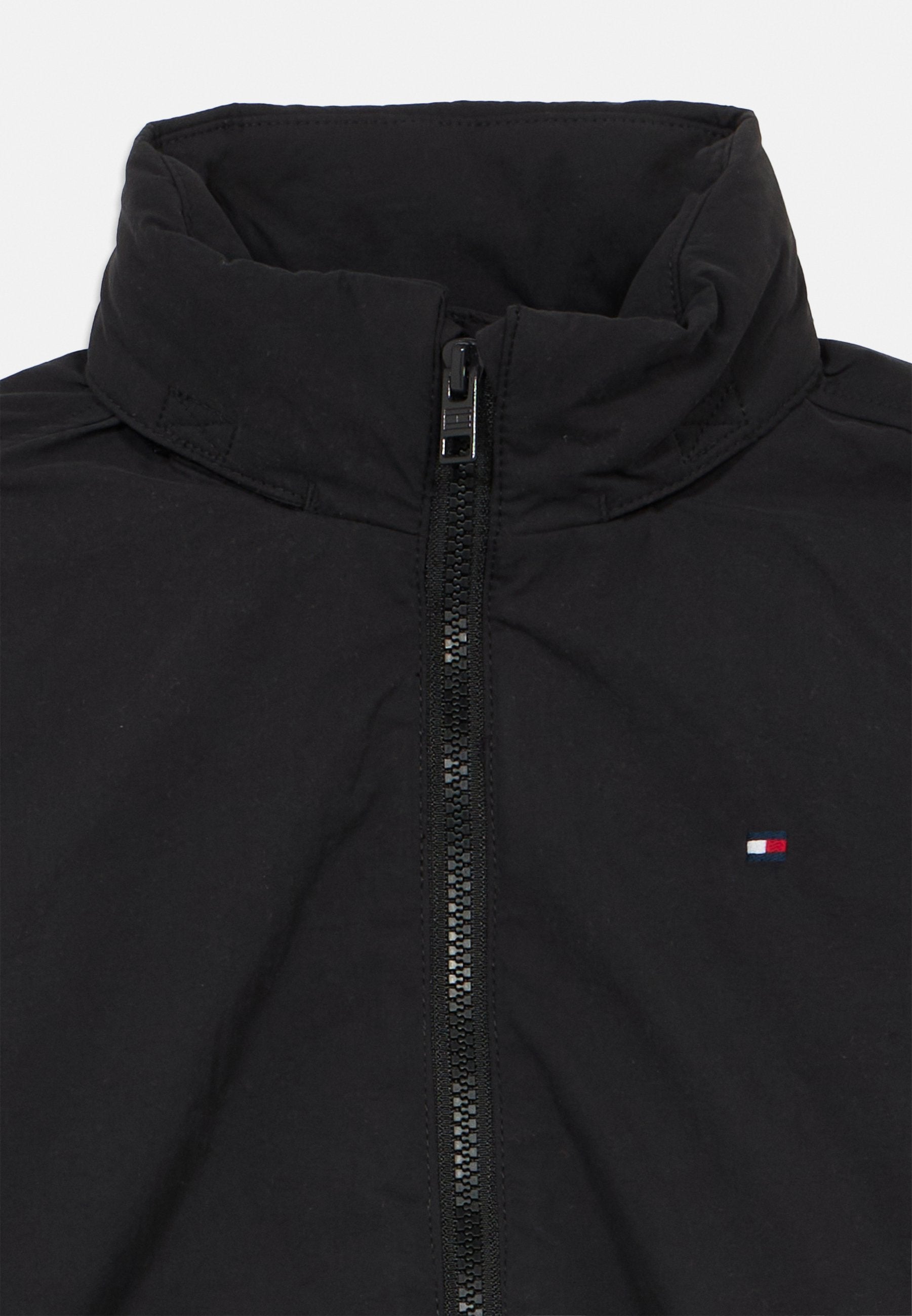 ESSENTIAL PACKABLE KAPÜŞONLU DOLGULU MON - Hafif ceket - siyah