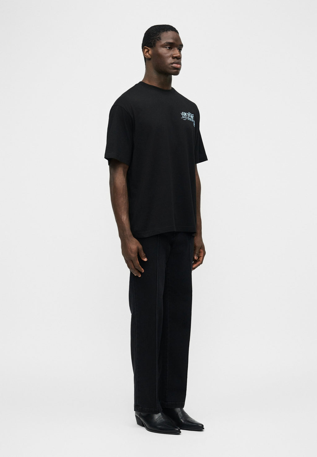 Print T-shirt - black