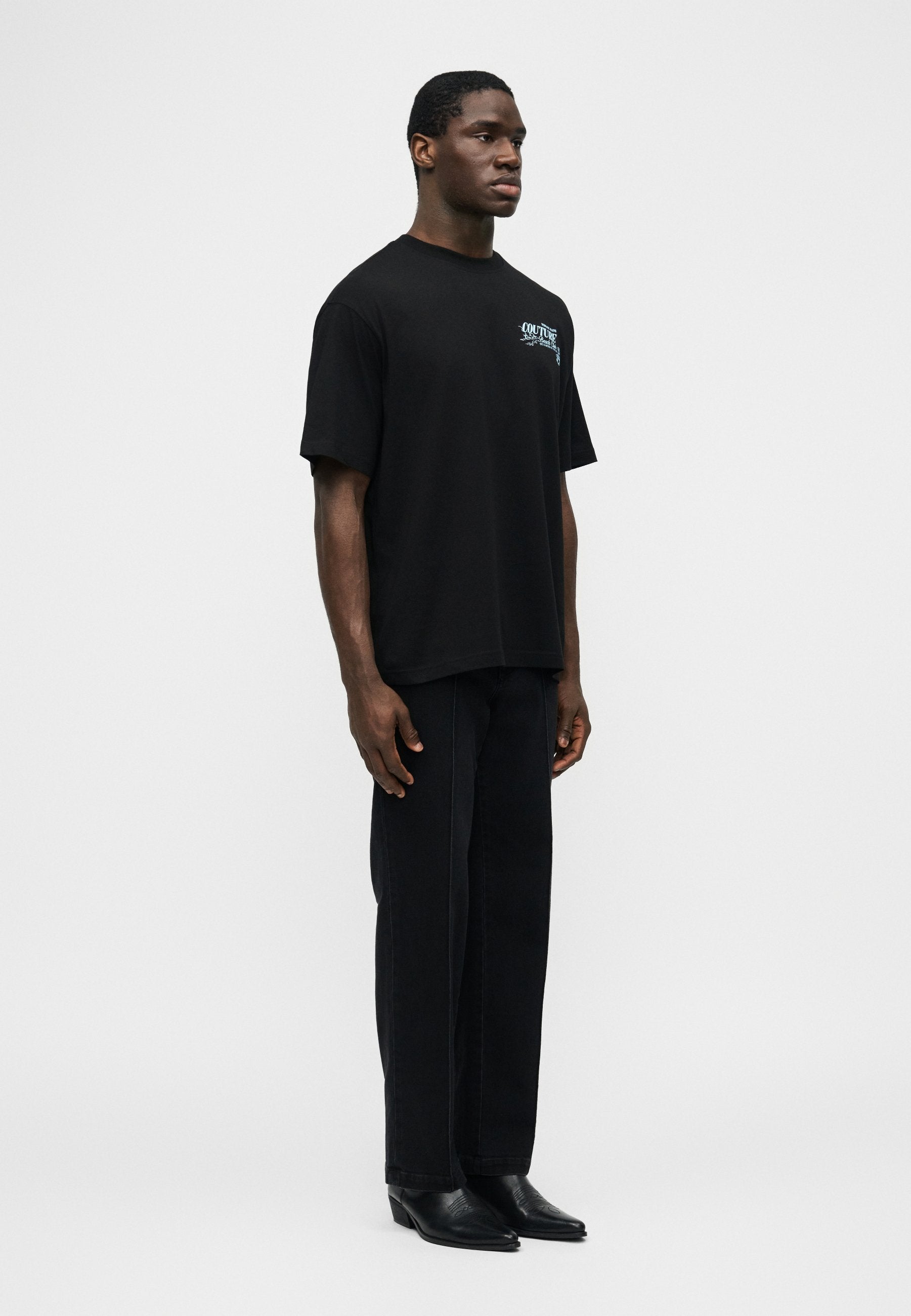Print T-shirt - black