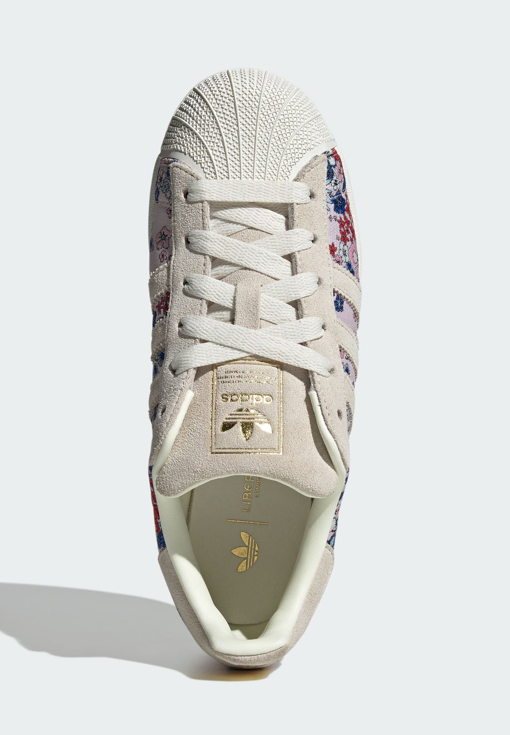 SUPERSTAR II W - Baskets - blanc cassé/or métallisé