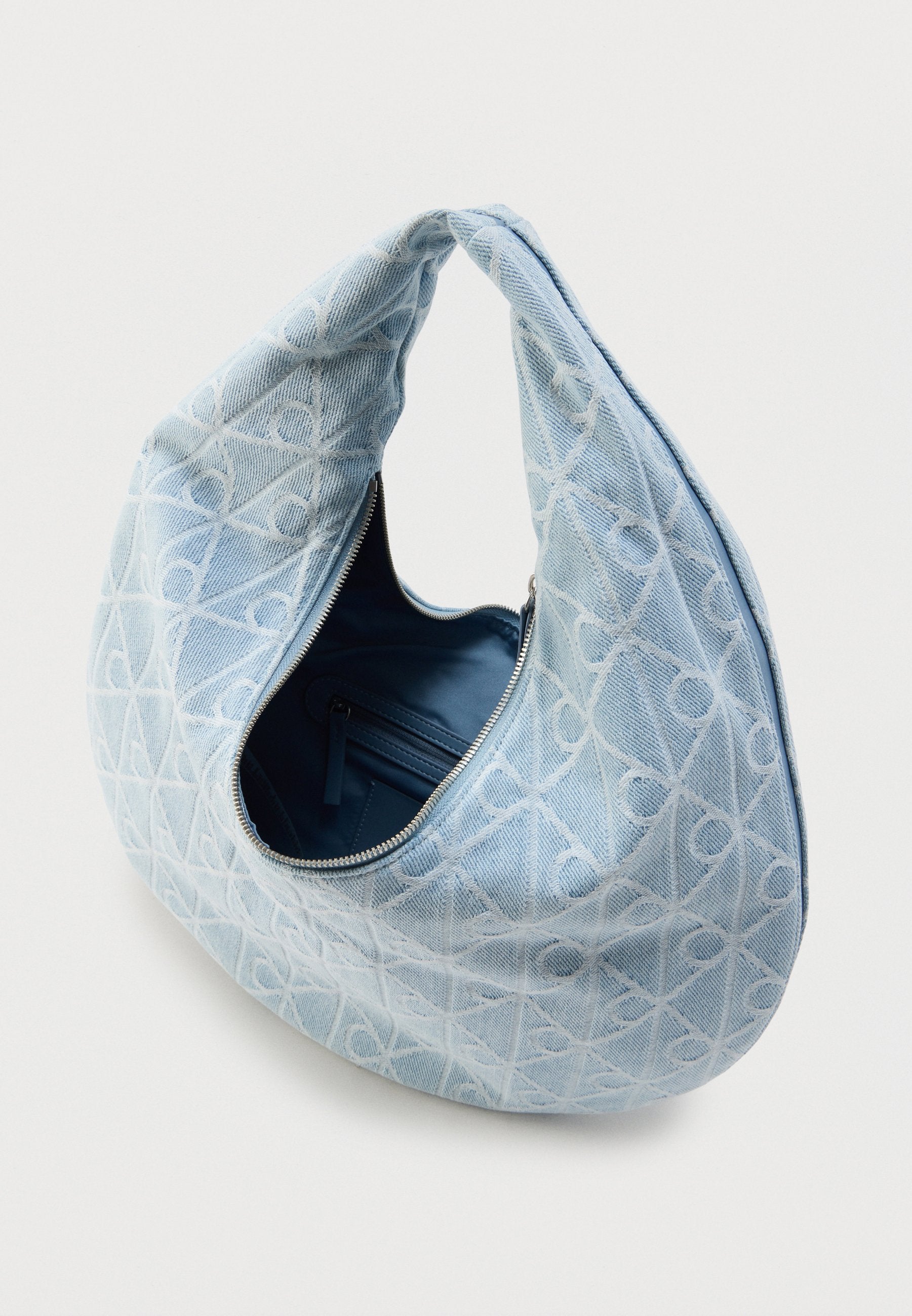 EMBLEM HOBO - Handbag - light-blue