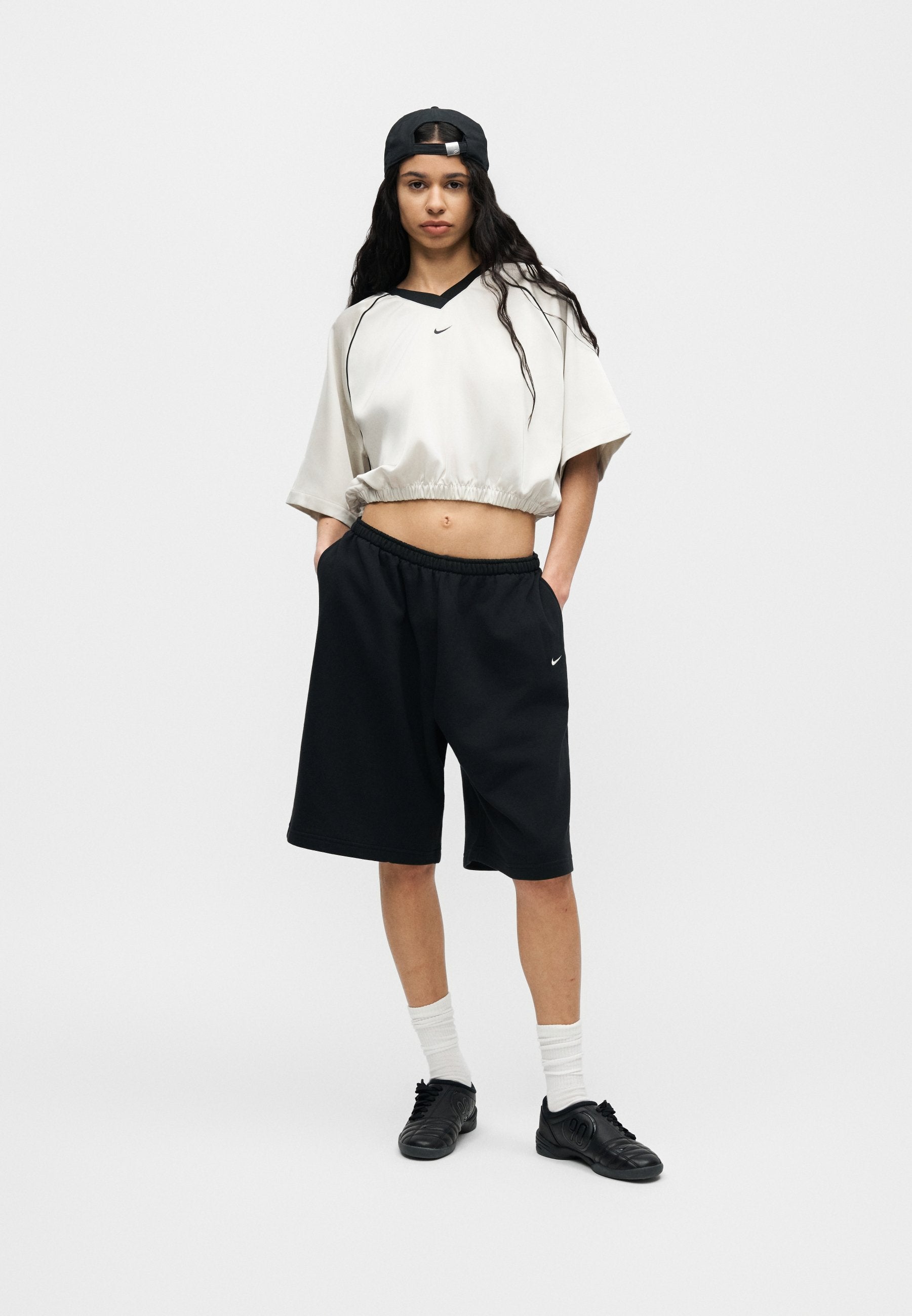 Blouse - light bone/black