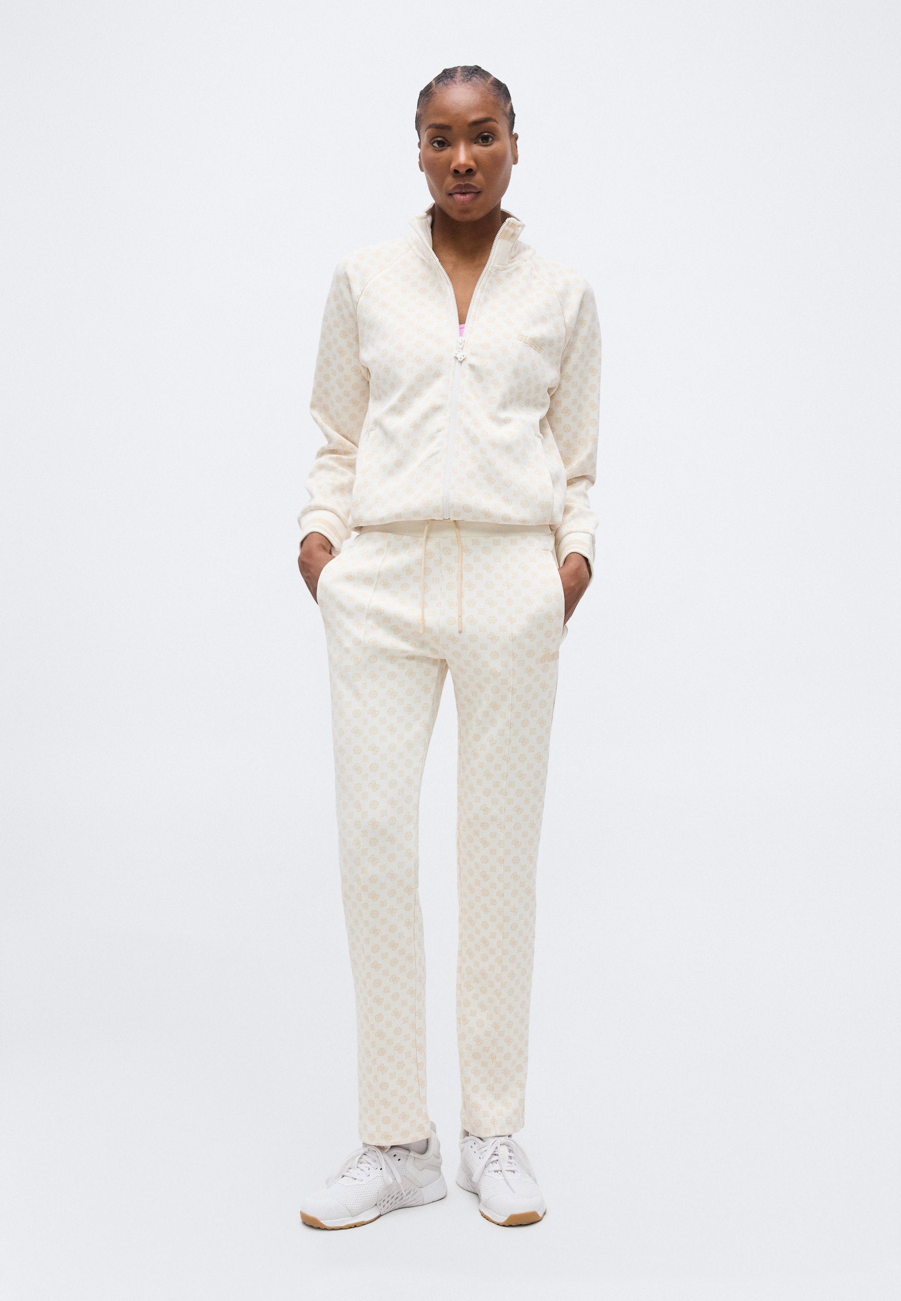 NEW AGGIE LONG - Tracksuit bottoms - off-white