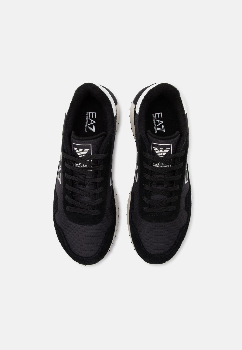 VINTAGE RUNNING UNISEX - Trainers - full black/white
