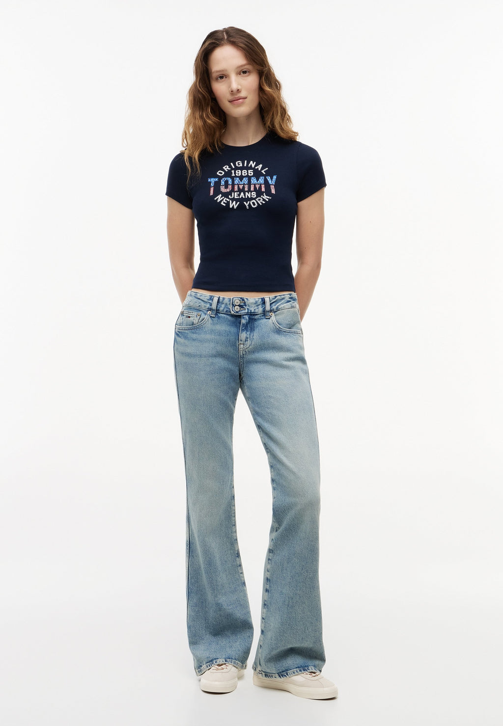 BOOTCUT - Relaxed fit jeans - denim light
