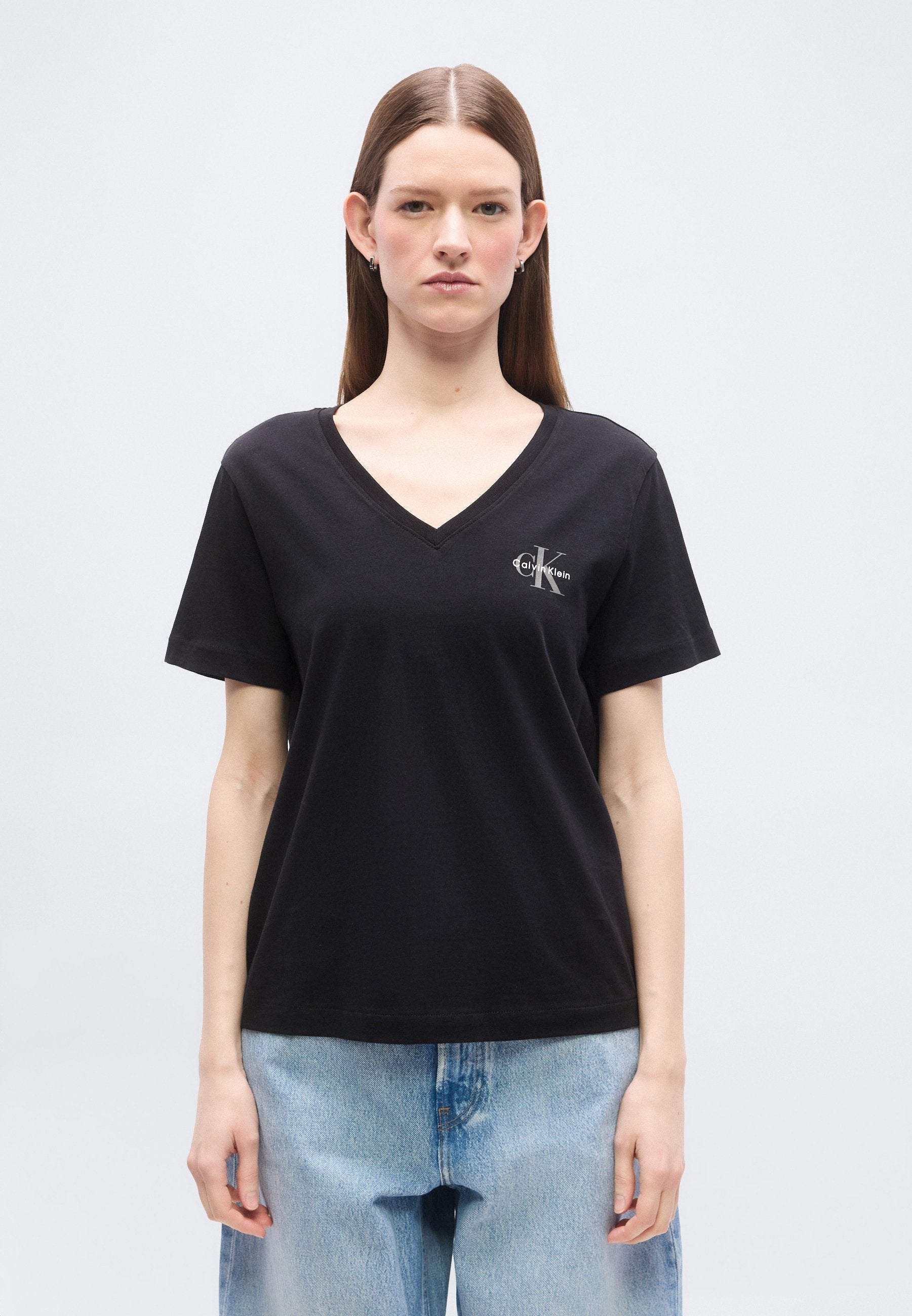 MONOLOGO TEE 2 PACK - Basic T-shirt - plein air/black