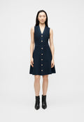AMBER - Jumper dress - blackened blue