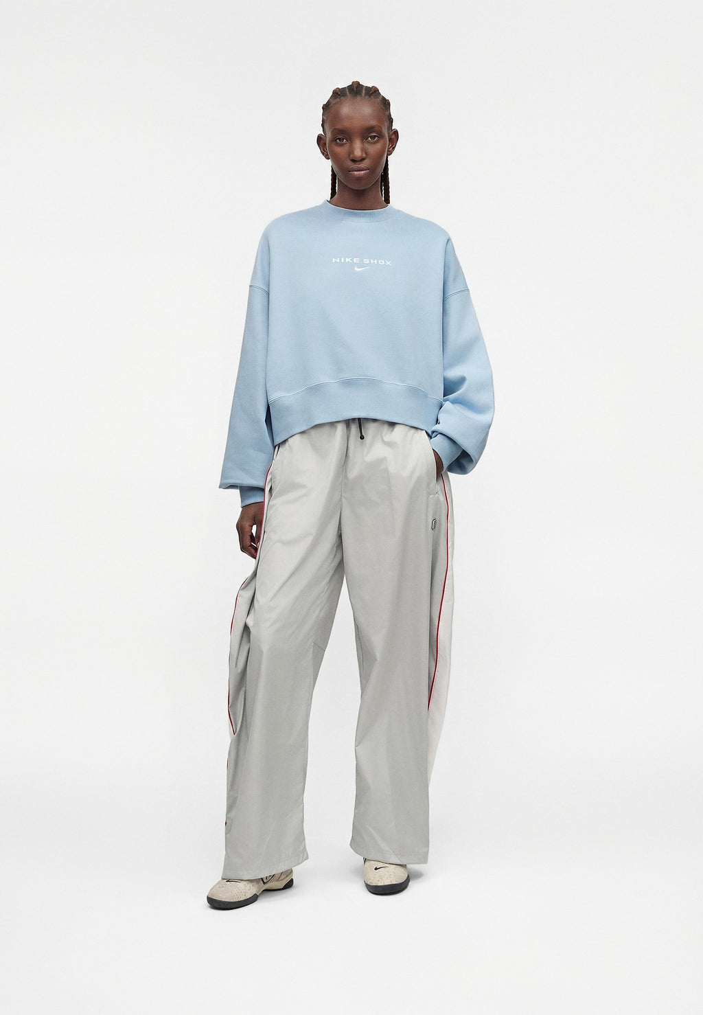SHOX CREW - Sweatshirt - armory blue