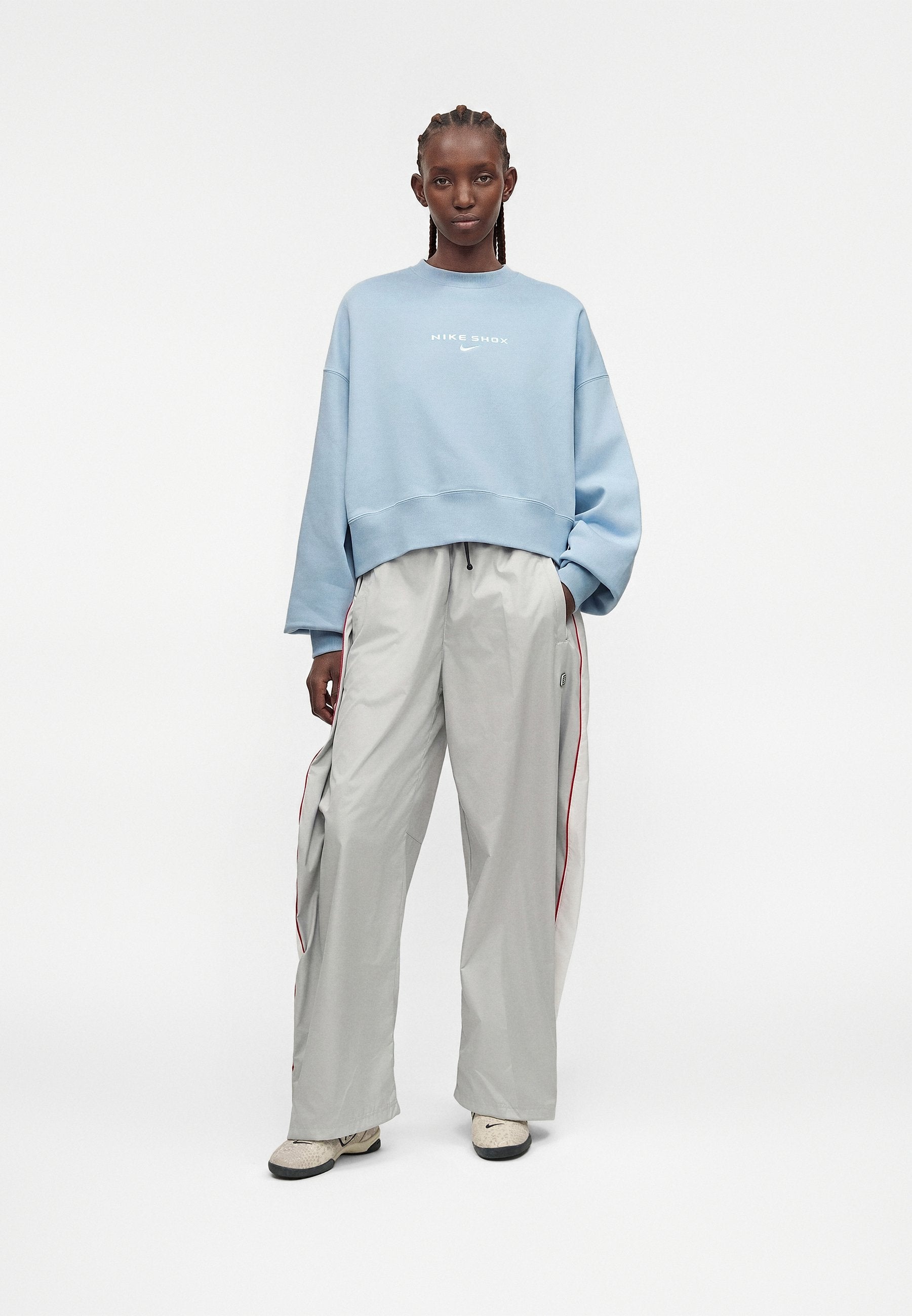 SHOX CREW - Sweatshirt - armory blue