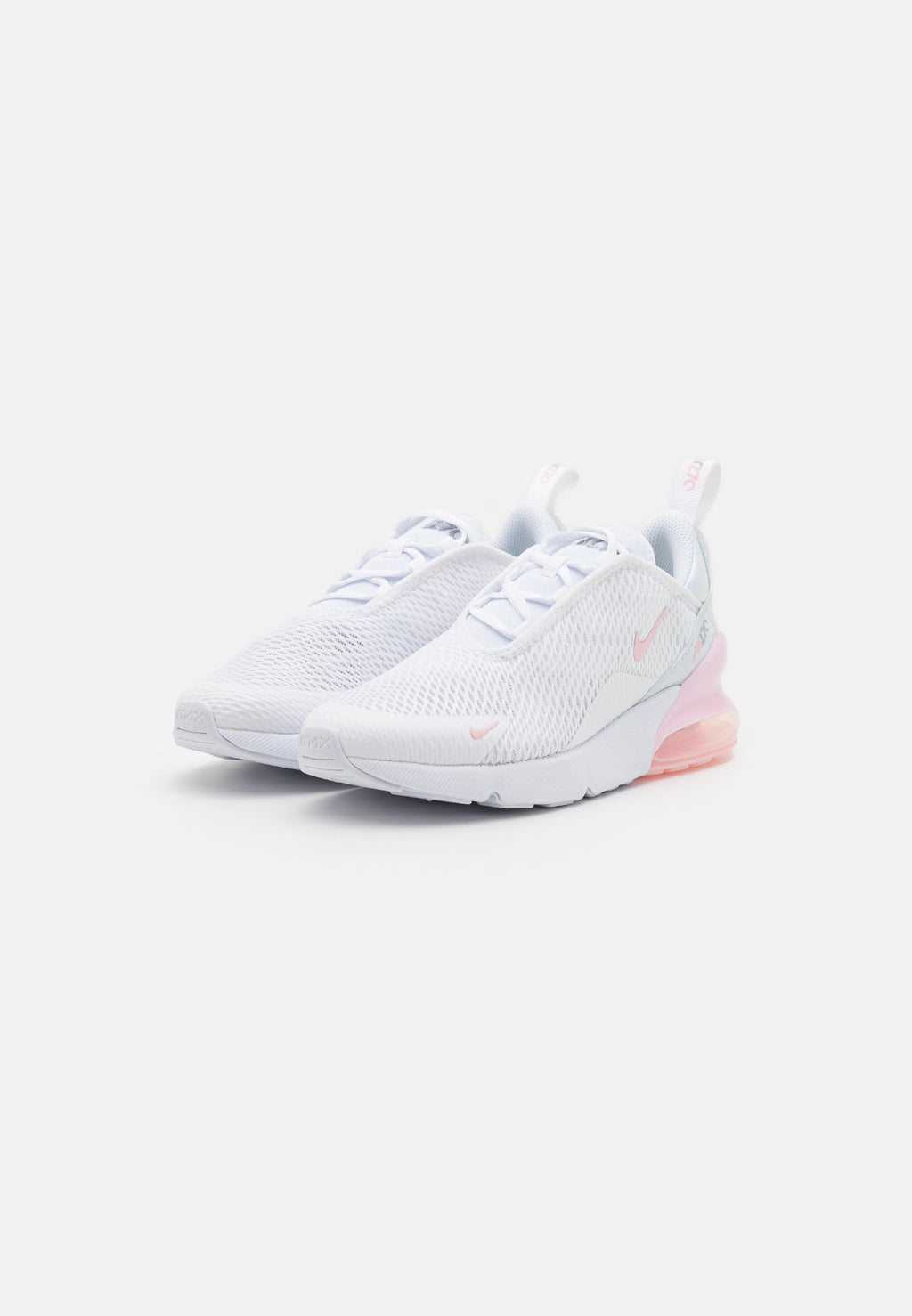 AIR MAX 270 UNISEX - Trainers - white/pink foam/light smoke grey