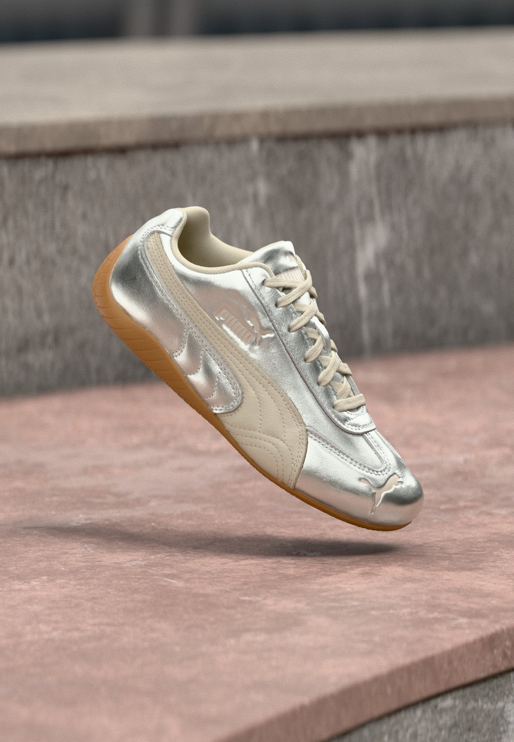 SPEEDCAT - Trainers - silver-coloured/alpine snow