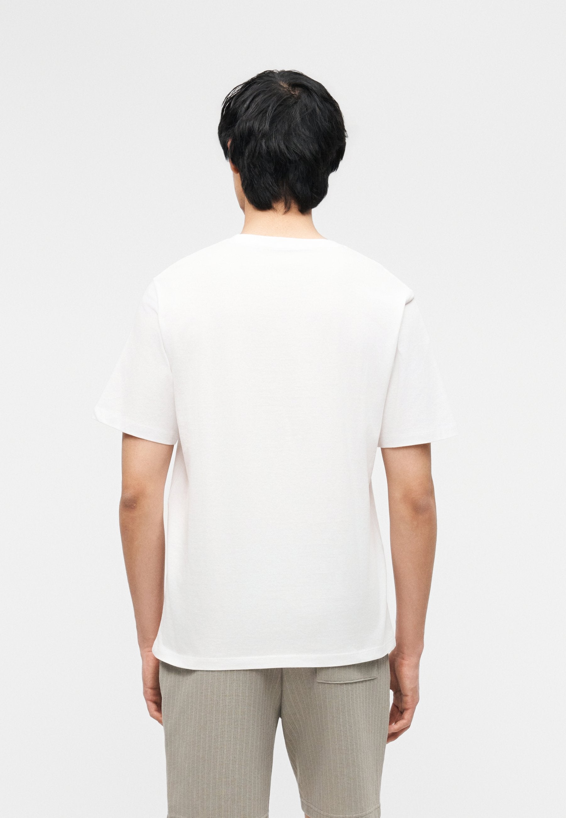 JPRBLUZANE TEE 3 PACK  - Print T-shirt - humus/white/black