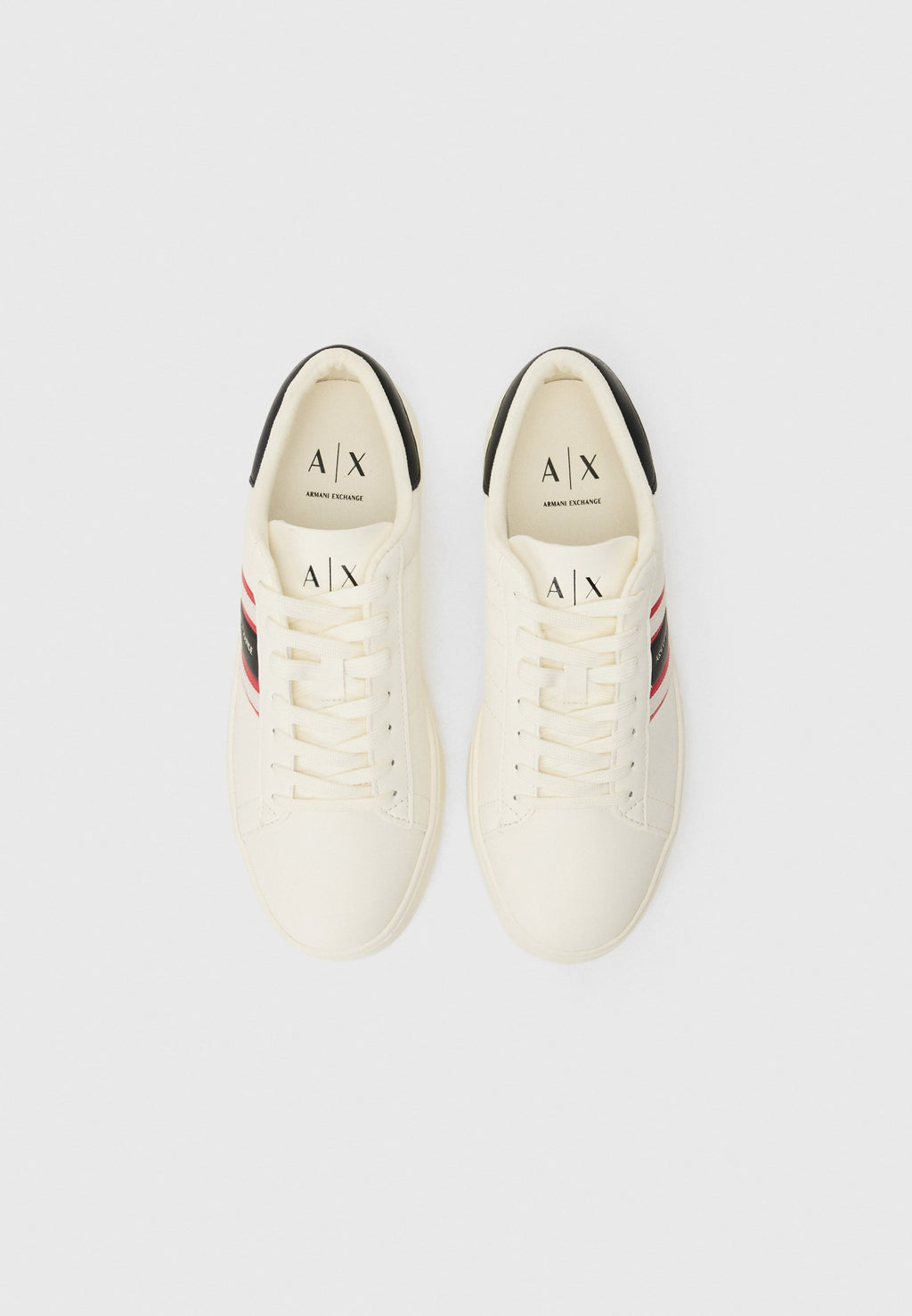 Trainers - off-white/red