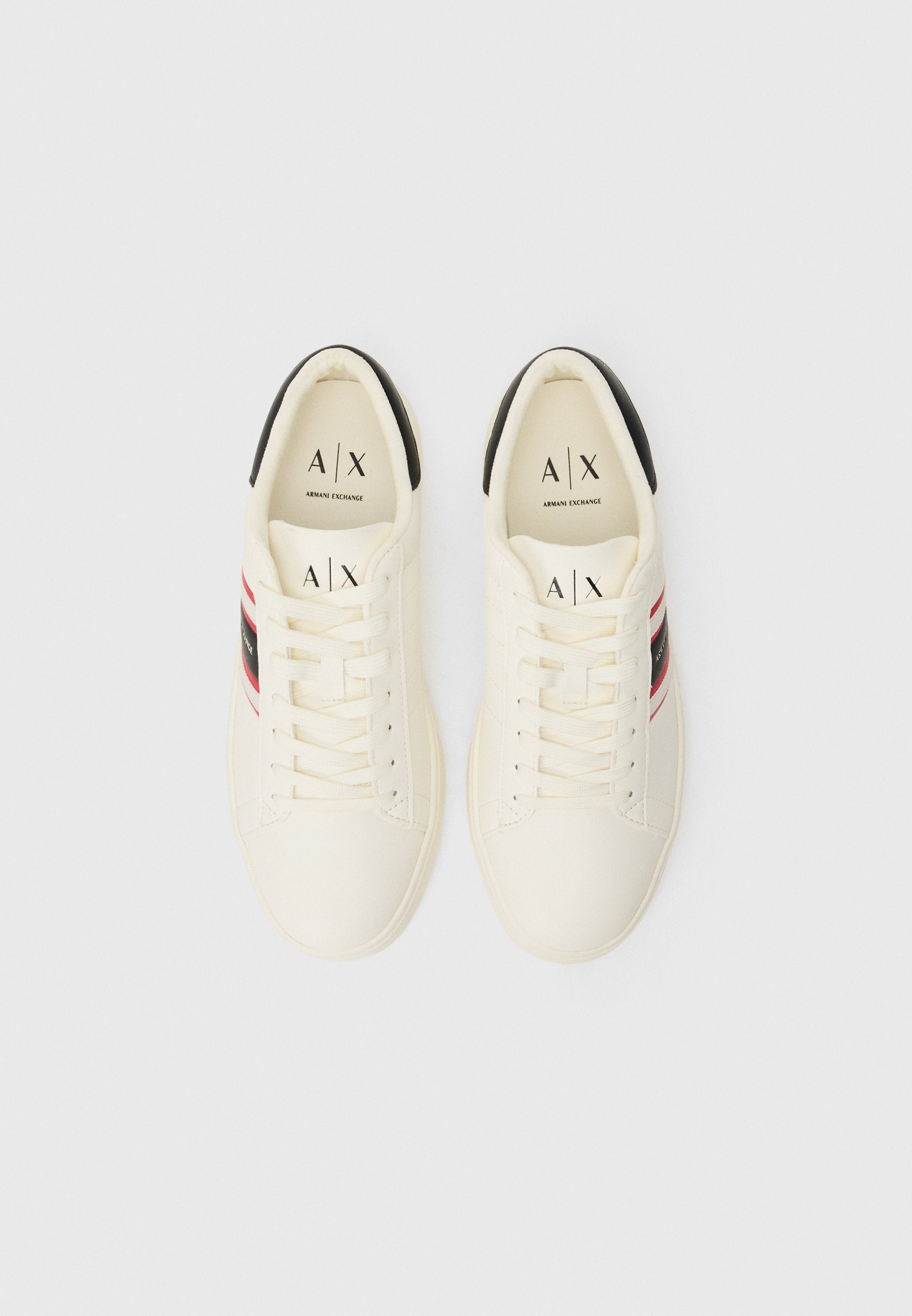 Trainers - off-white/red