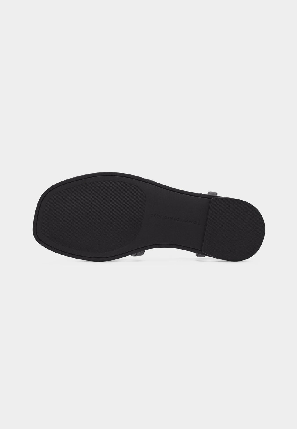 BUCKLE THONG - T-bar sandals - black