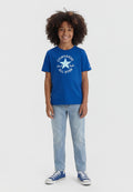 DISSECTED CHUCK PATCH TEE  - Print T-shirt - blue/egret