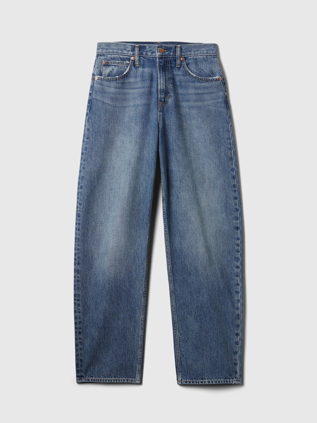 BARREL HERSH - Baggy Jeans - medium indigo