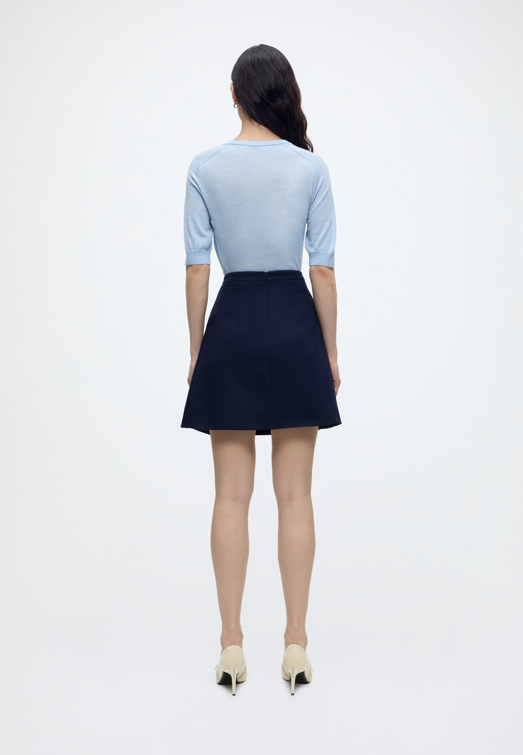 ROMILDA - Mini skirt - medium blue