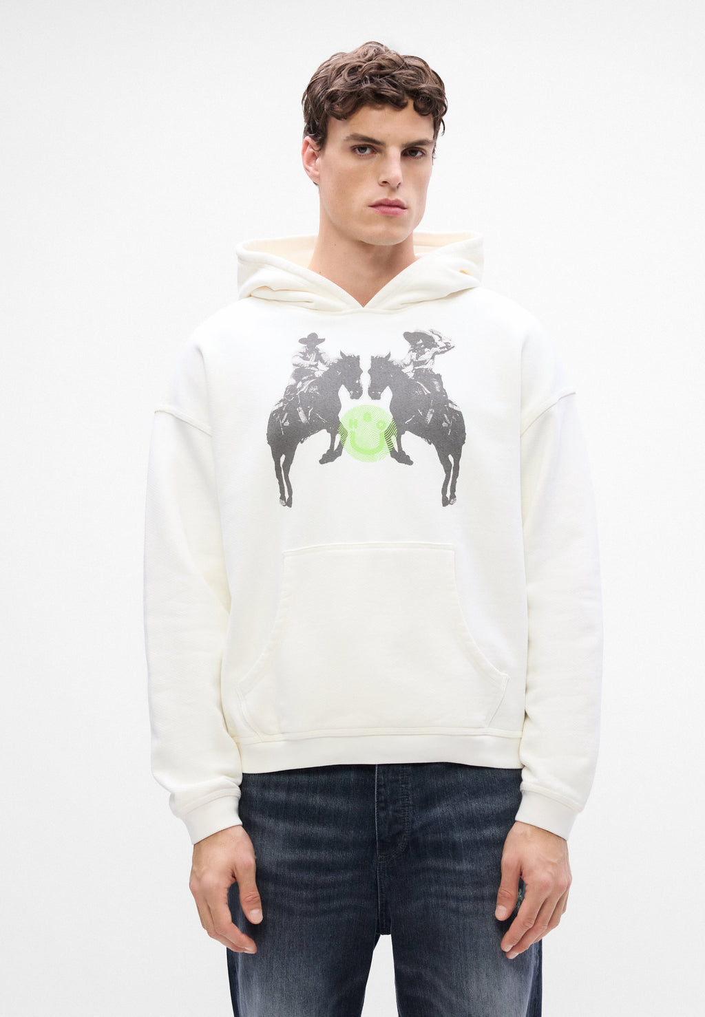 NEBUDI - Hoodie - white