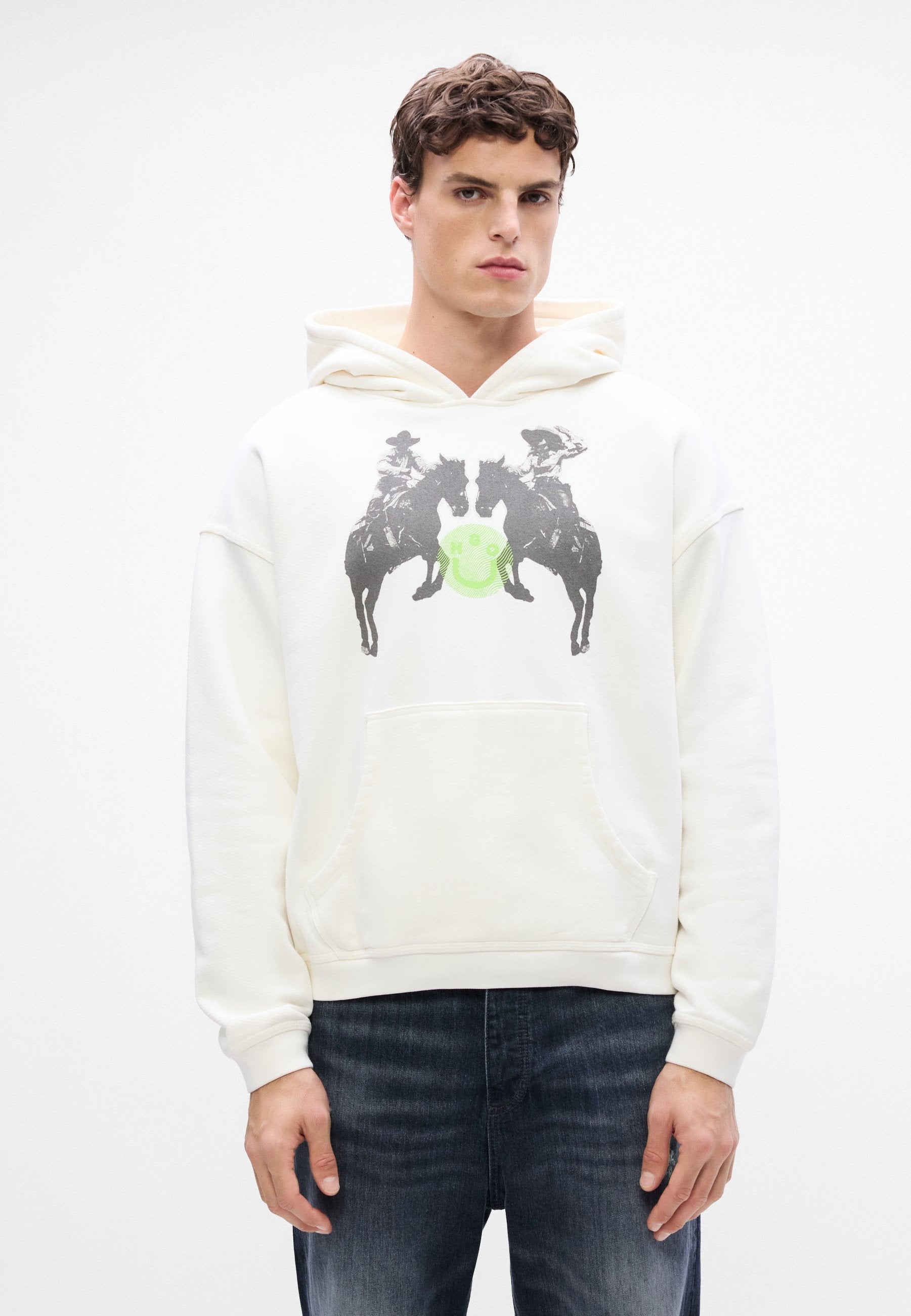 NEBUDI - Hoodie - white