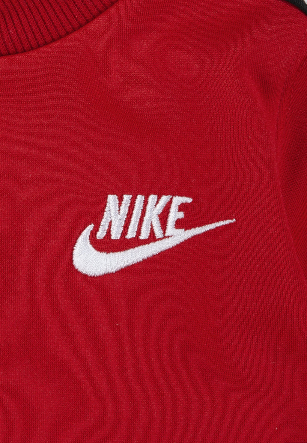 FERMUARLI LOGO ŞERİTLİ UNISEX - Fermuarlı sweatshirt - üniversite kırmızısı