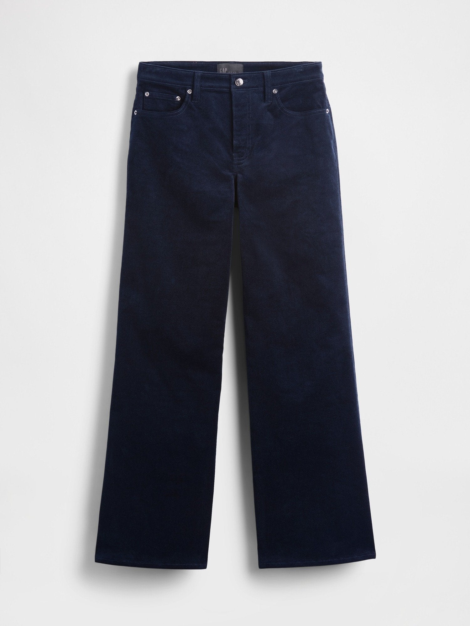 GAPSTUDIO LOW RISE CORDUROY WIDE-LEG PANTS - Trousers - new navy