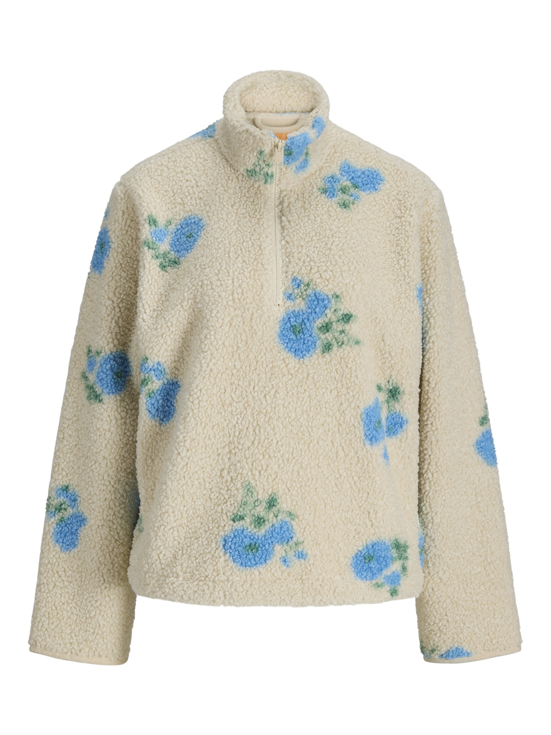 JXVERA HALF ZIP JACKET - Fleece jumper - bone white