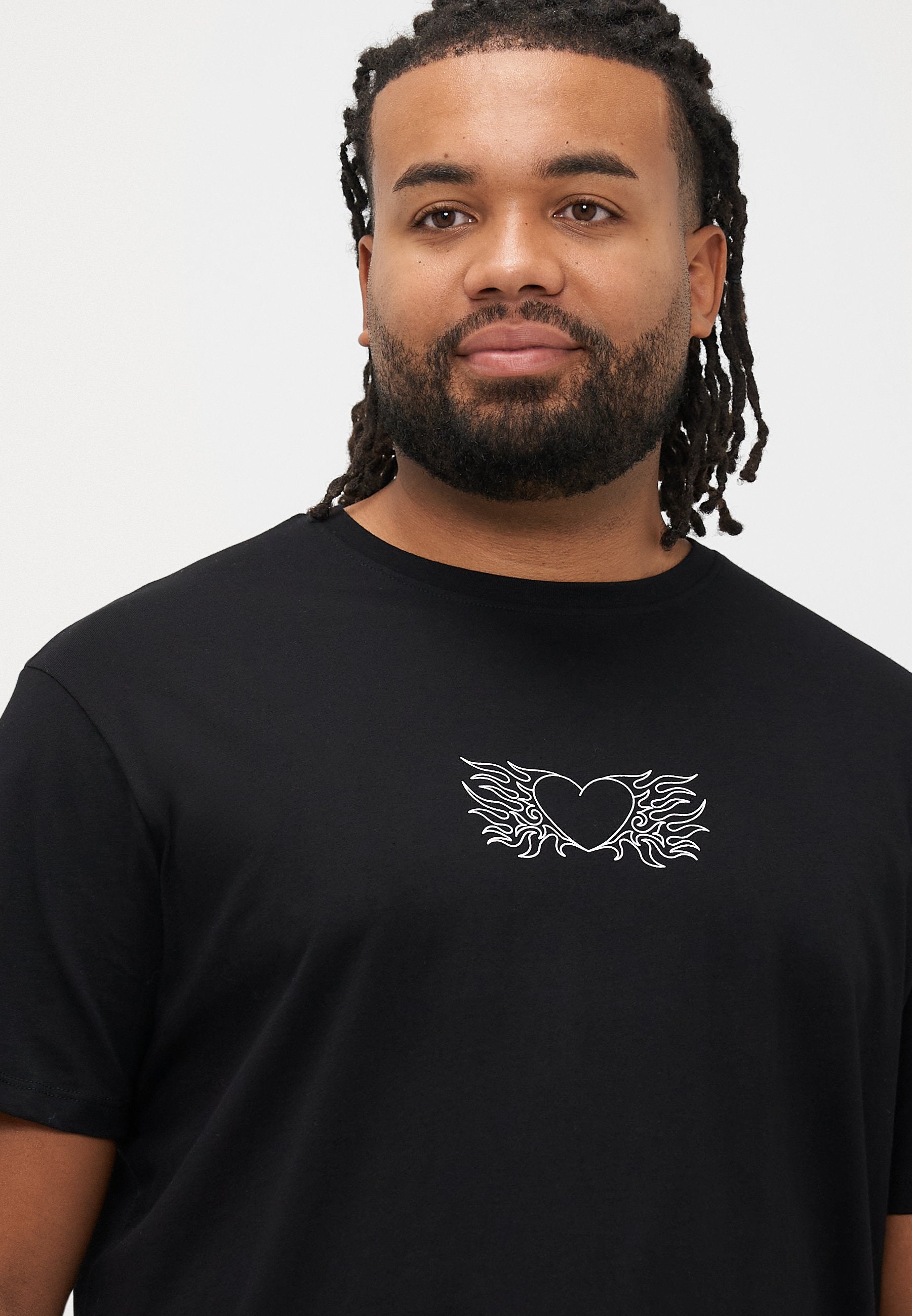 JJWOLFIE TEE CREW NECK 5 PACK - Print T-shirt - chocolate brown/white/moonbeam/black