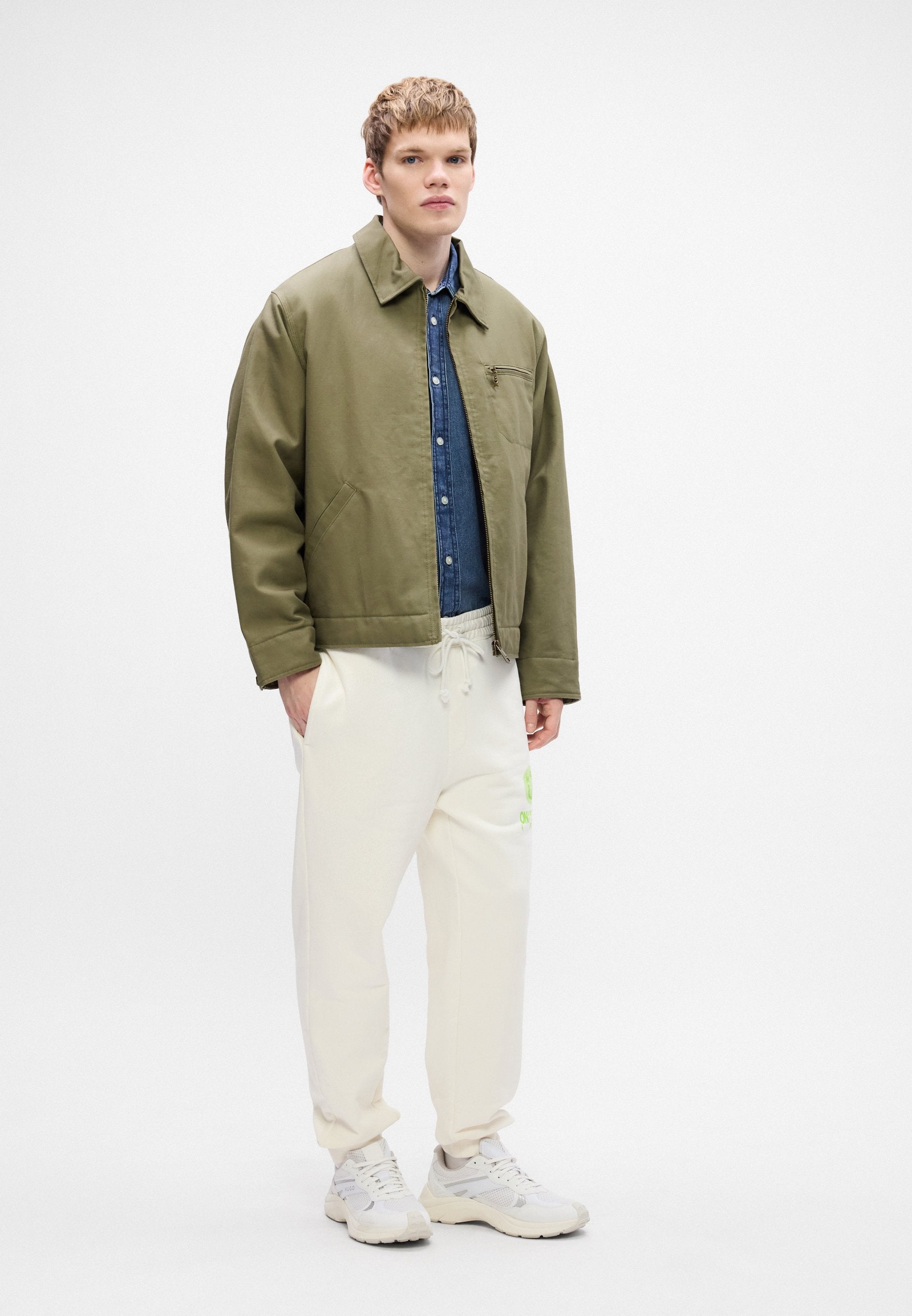 NEVEZ  - Tracksuit bottoms - white