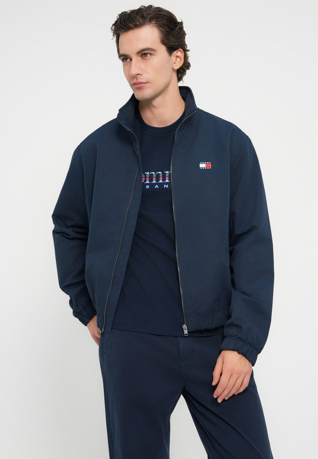 VESTE ESSENTIELLE - Blouson aviateur - bleu marine foncé