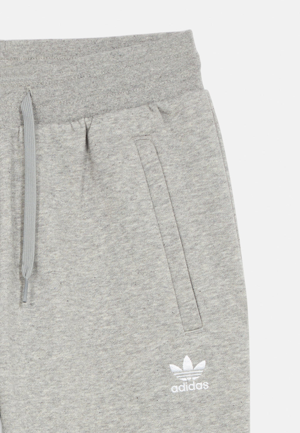 JUNIOR  - Tracksuit bottoms - medium grey heather/white