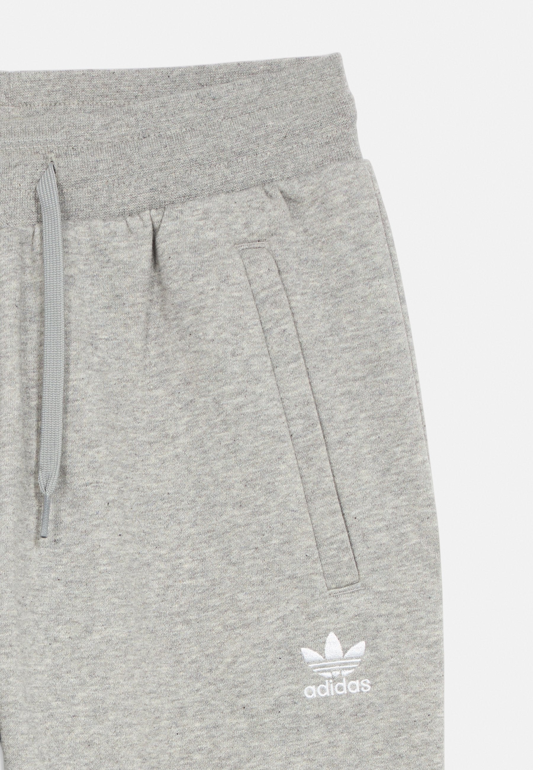 JUNIOR  - Tracksuit bottoms - medium grey heather/white