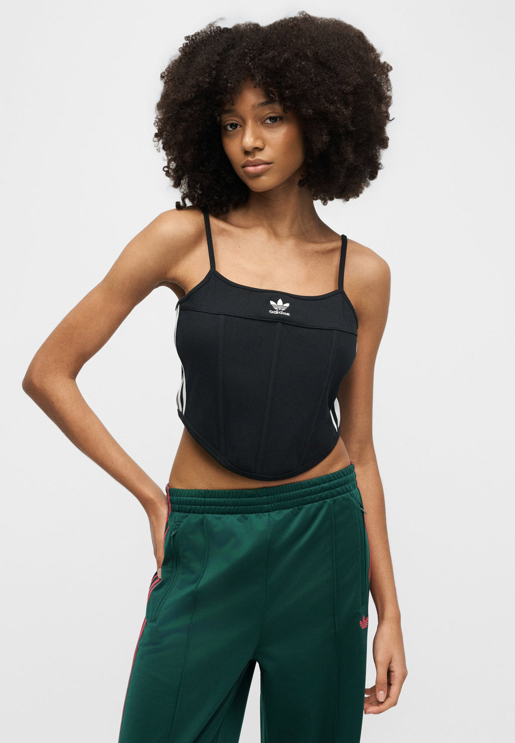 PANTALON DE SURVÊTEMENT FIREBIRD LOOSE - Bas de survêtement - vert université/magenta vif