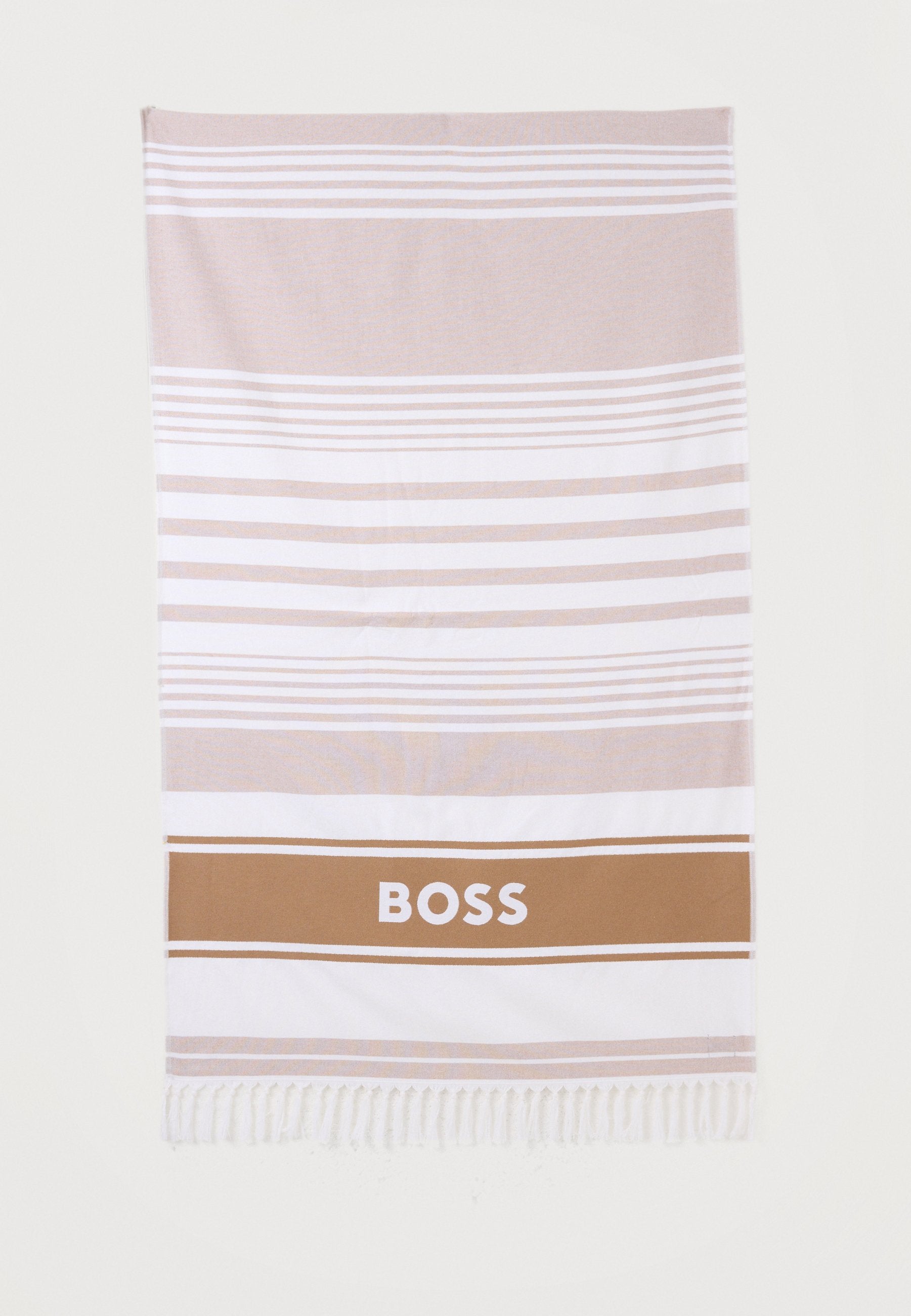 UNISEX PLAJ HAVLUSU - Plaj havlusu - orta bej