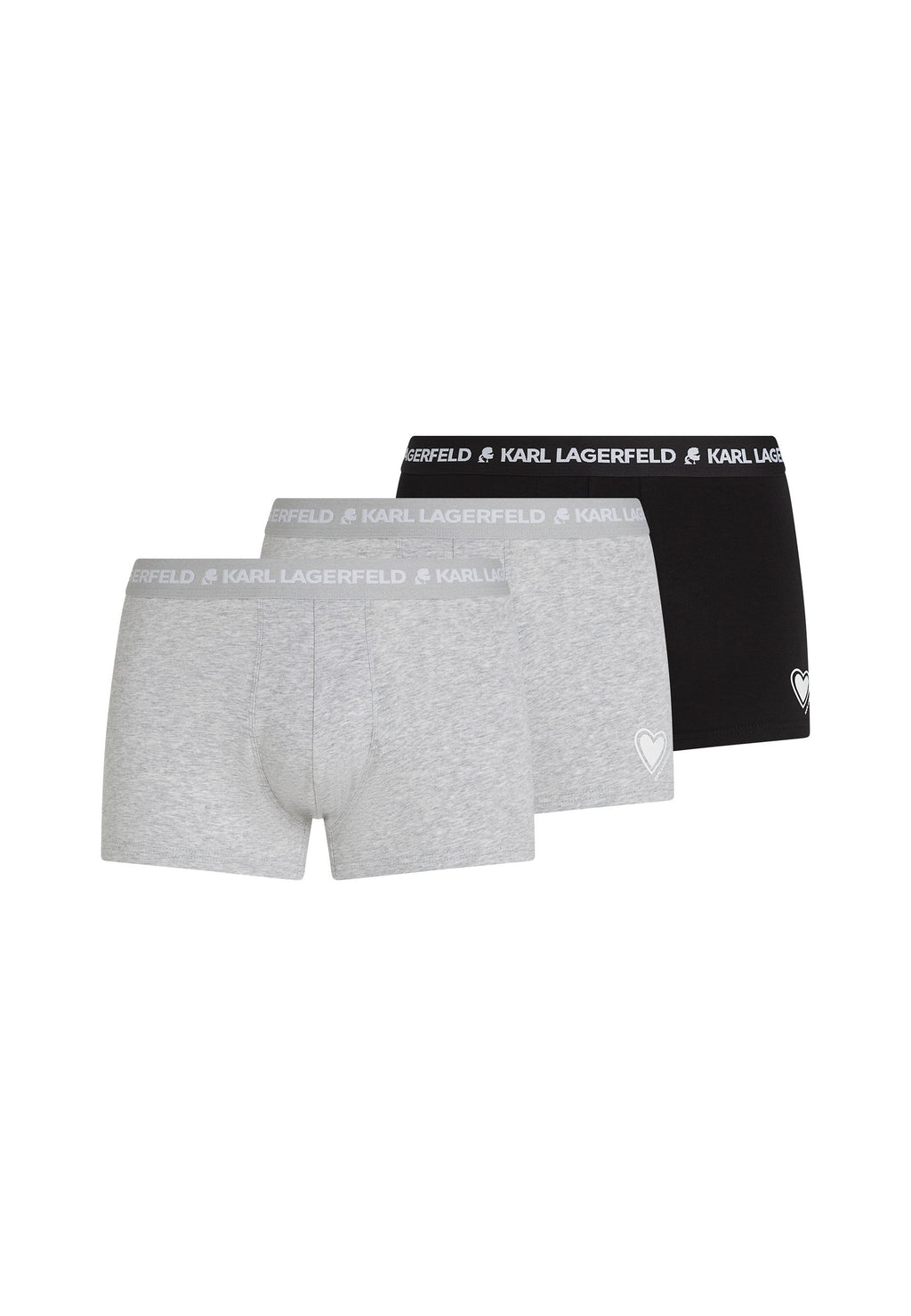 3 PACK - Trunks - light grey melange/black