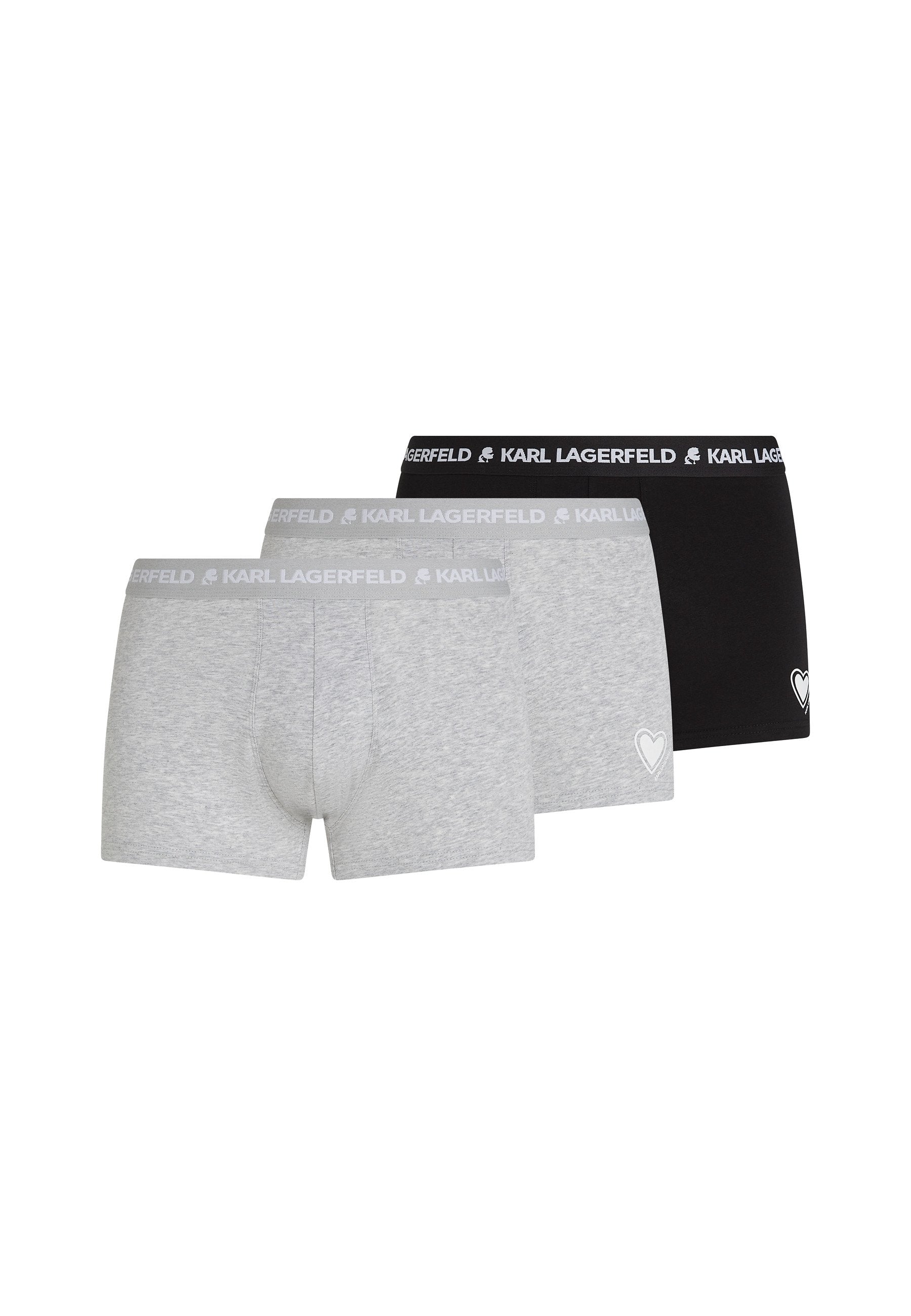 3 PACK - Trunks - light grey melange/black