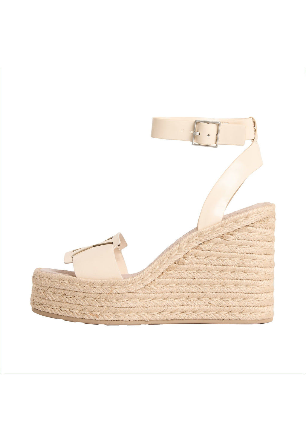 Platform sandals - light cashew