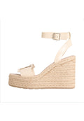 Platform sandals - light cashew