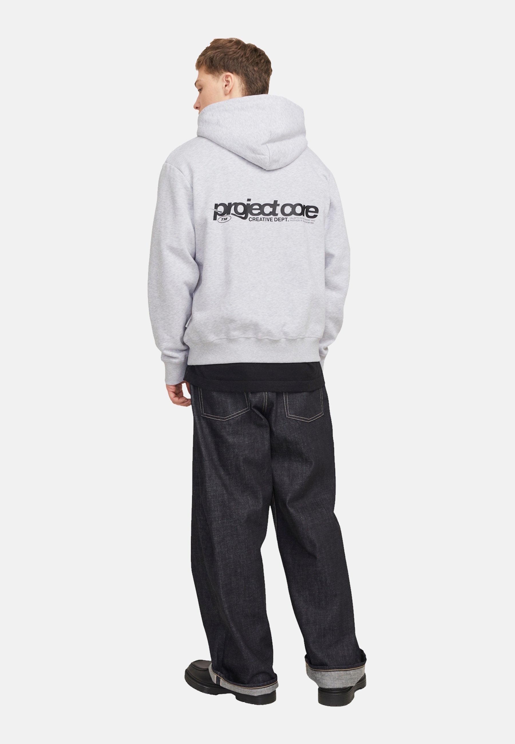 Backprintet - Hoodie - weiß