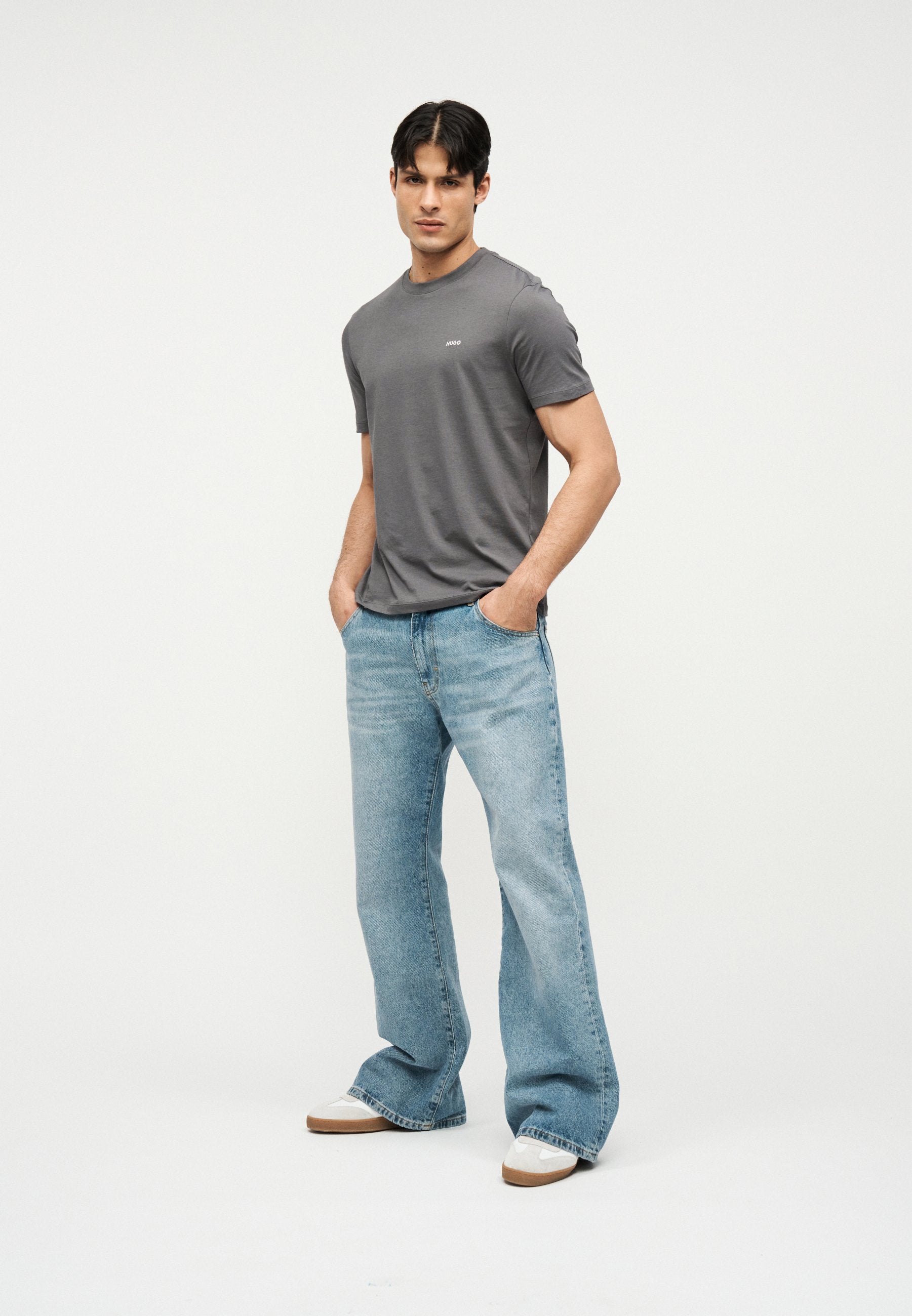 DERO - Basic T-shirt - dark grey