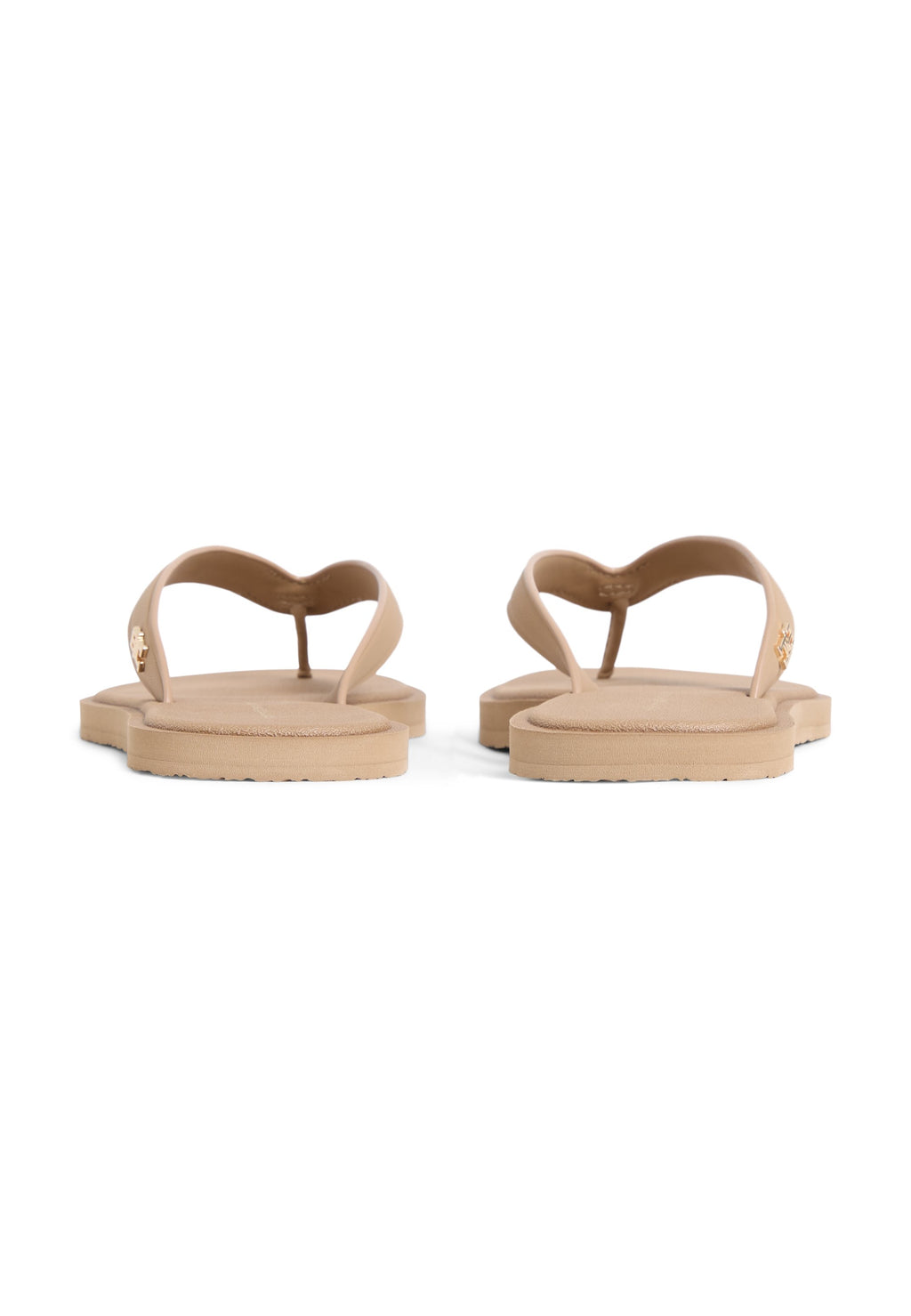 CHIC TH MONOGRAM FLIP-FLOPS - T-bar sandals - safari canvas