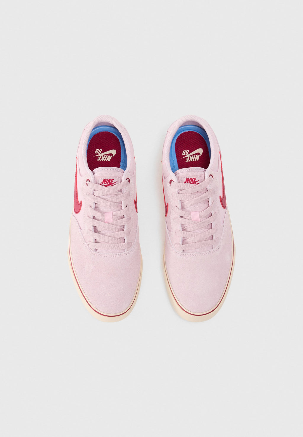 CHRON 2 UNISEX - Baskets - pink foam/noble red/pearl white