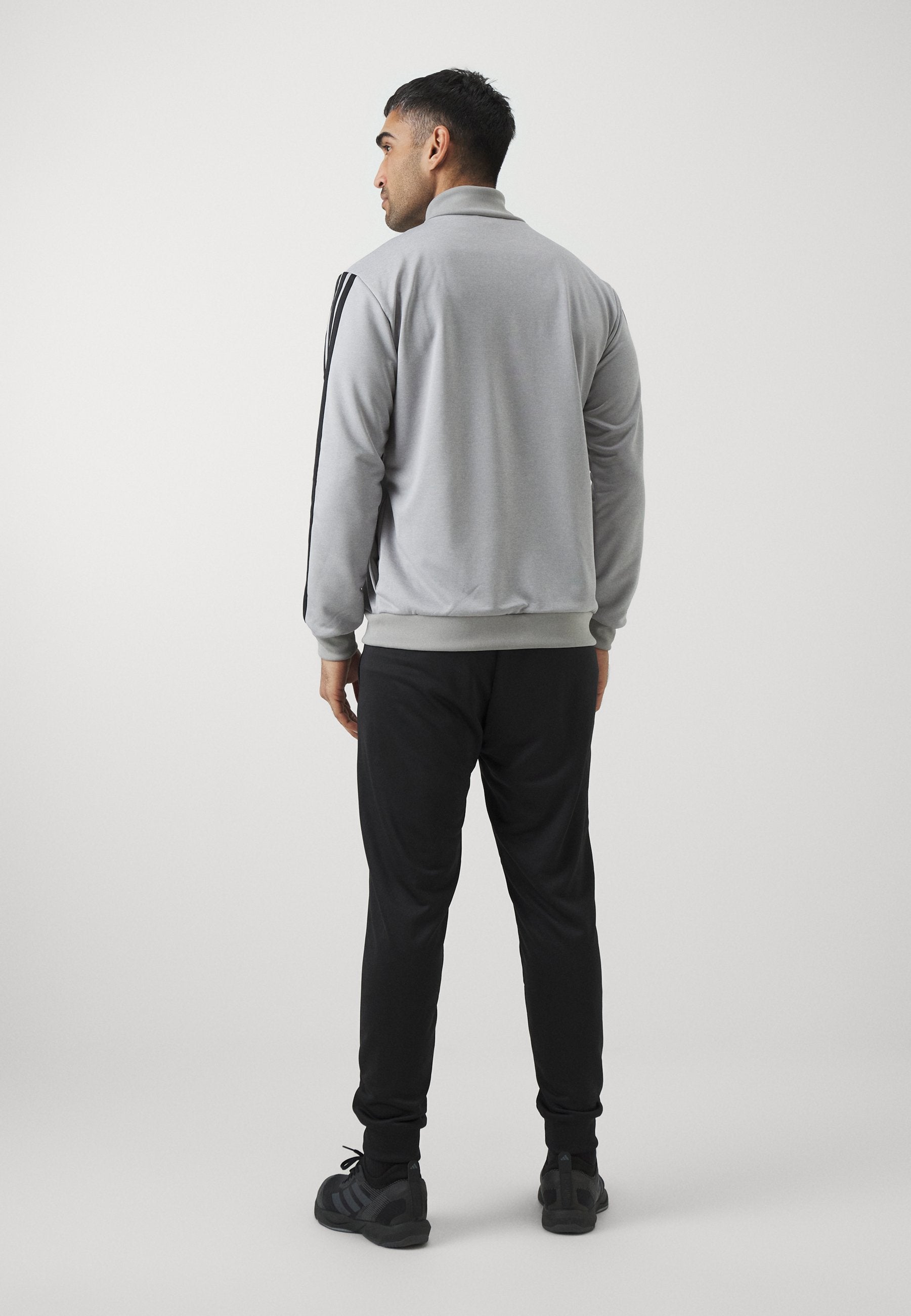 3 STRIPES - Tracksuit - medium grey heather/solid grey