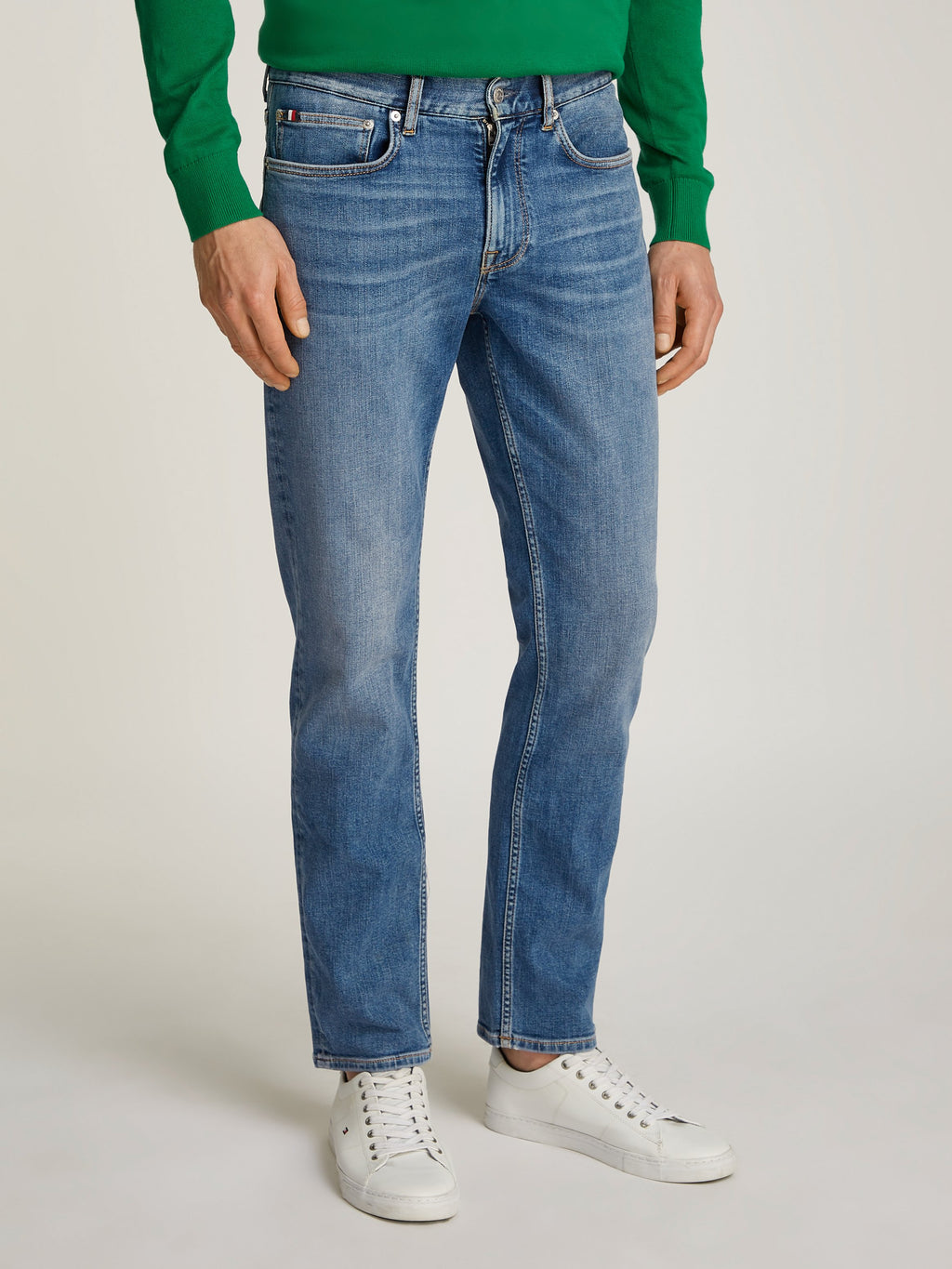 CORE DENTON  - Straight leg jeans - light blue