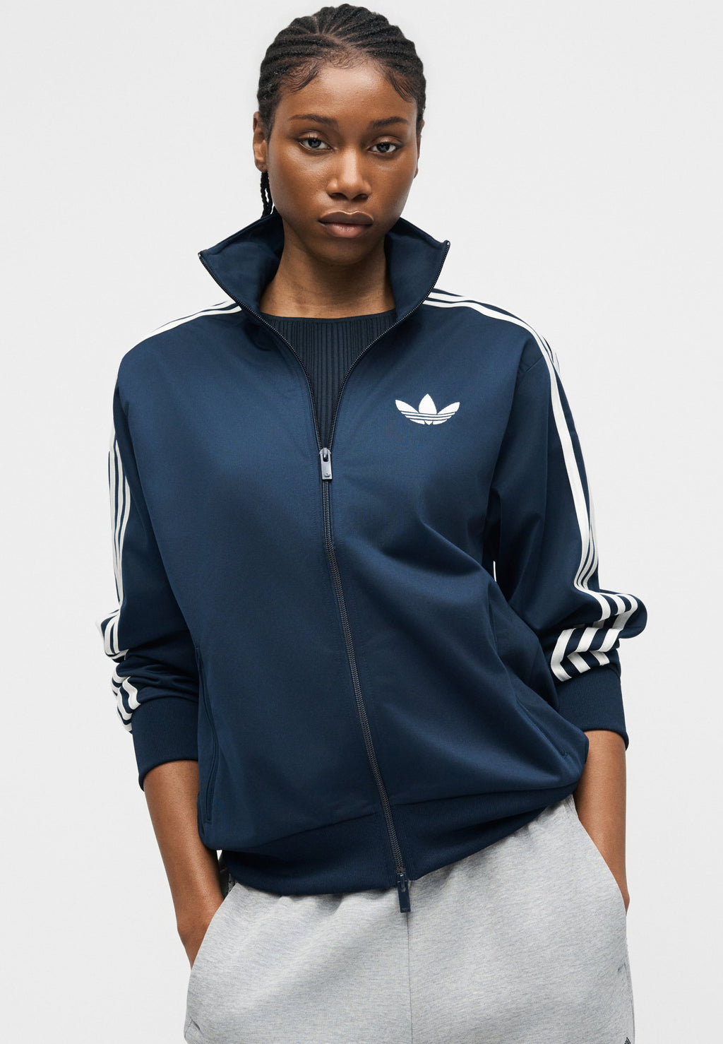 Tracksuit bottoms - medium grey heather
